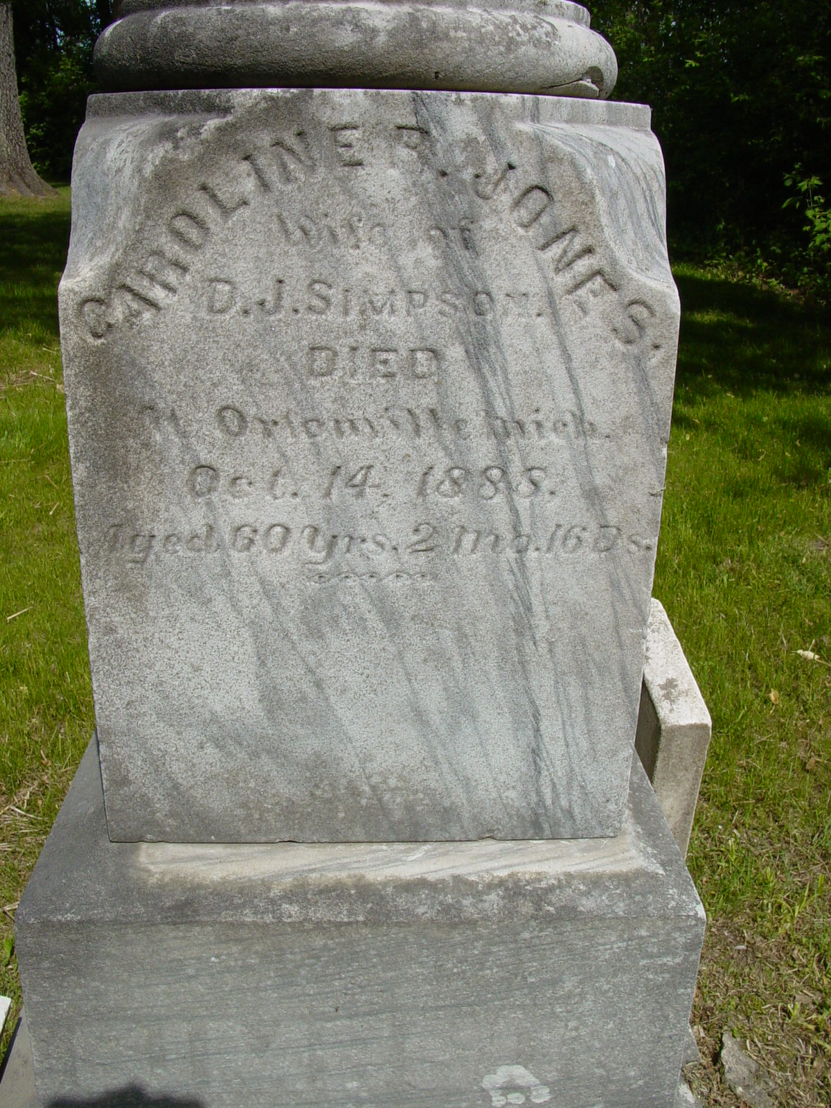 Portrait of Caroline Rhoda  Jones