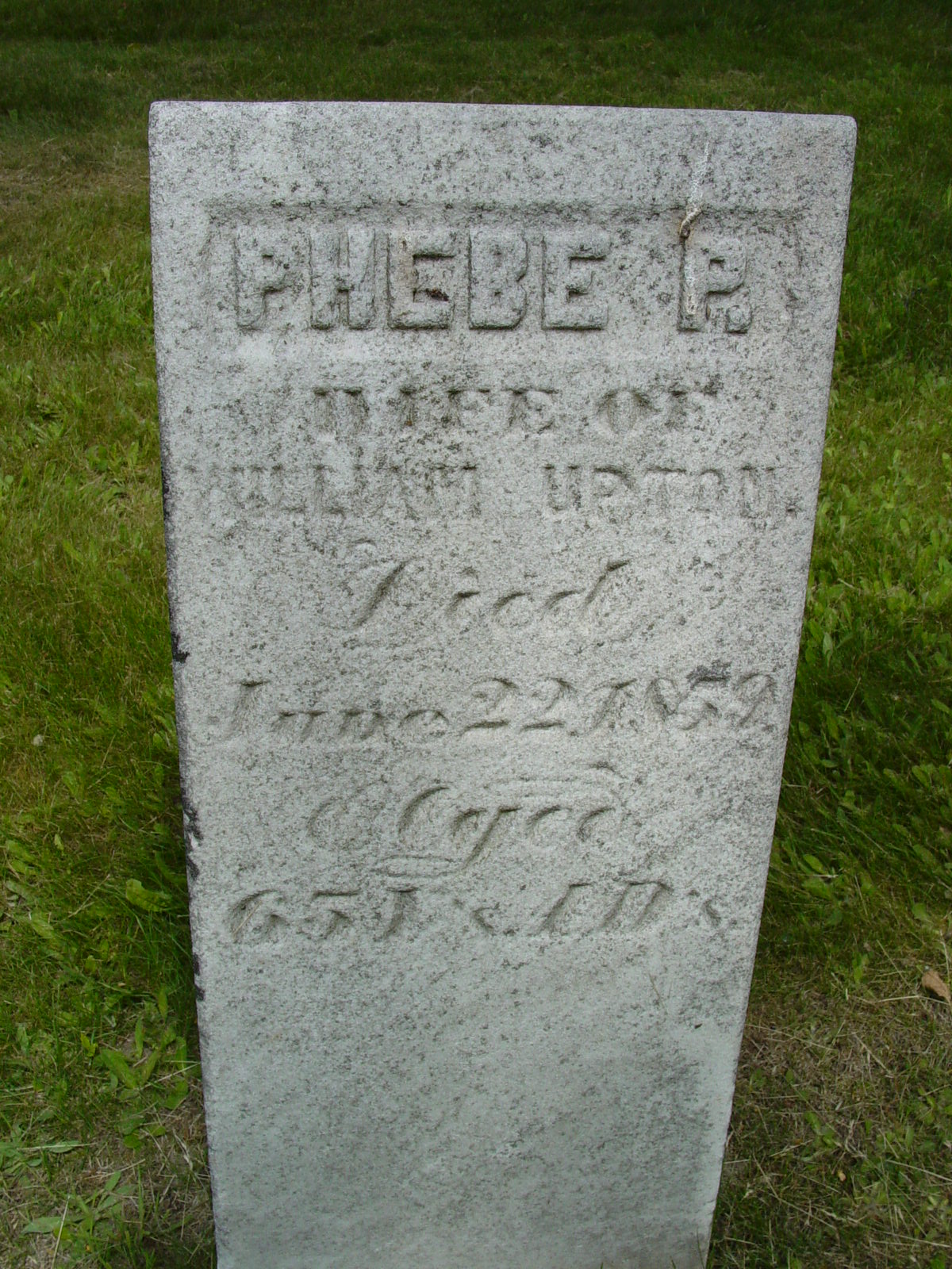 Portrait of Phebe P. Upton