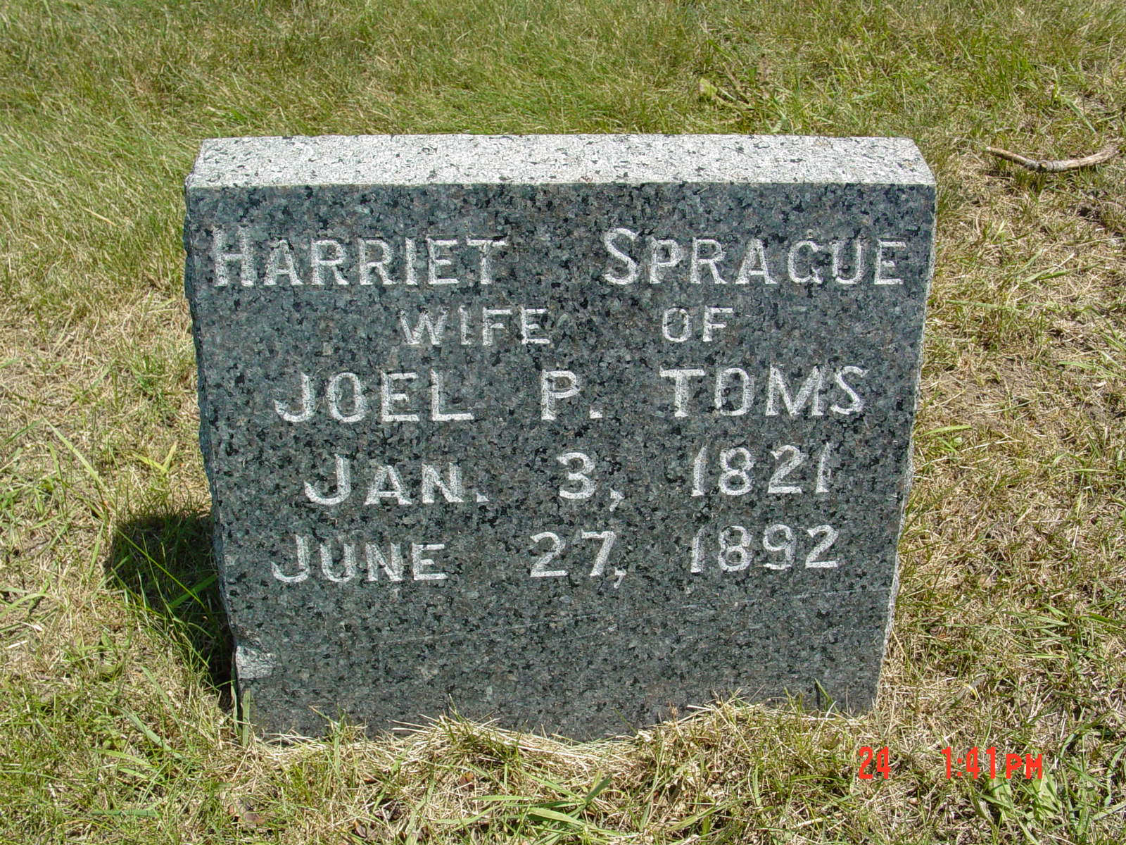 Portrait of Harriet Sprague Toms