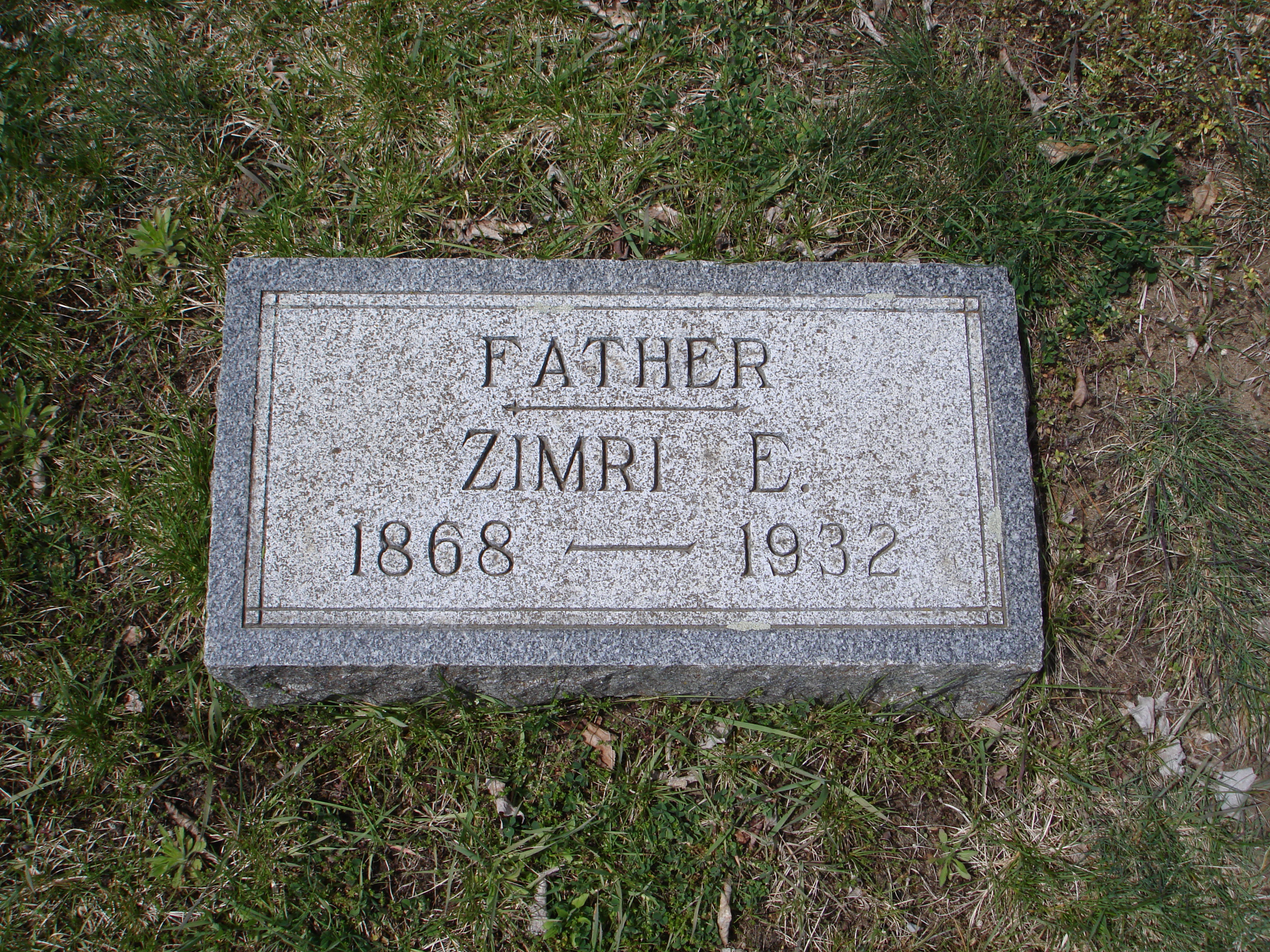 Portrait of Zimri Edgar Allen