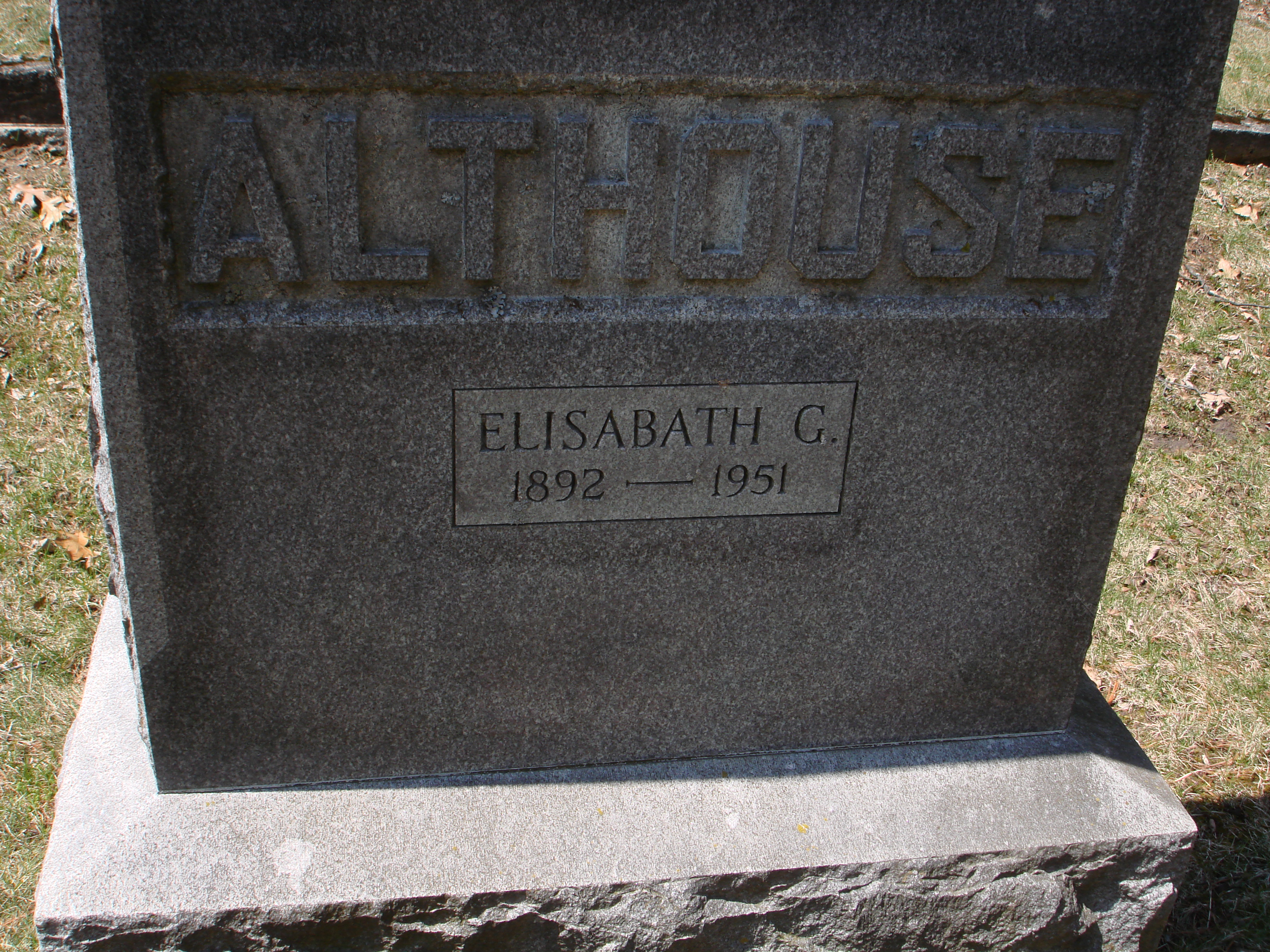 Portrait of Elisabeth Grace Belitz