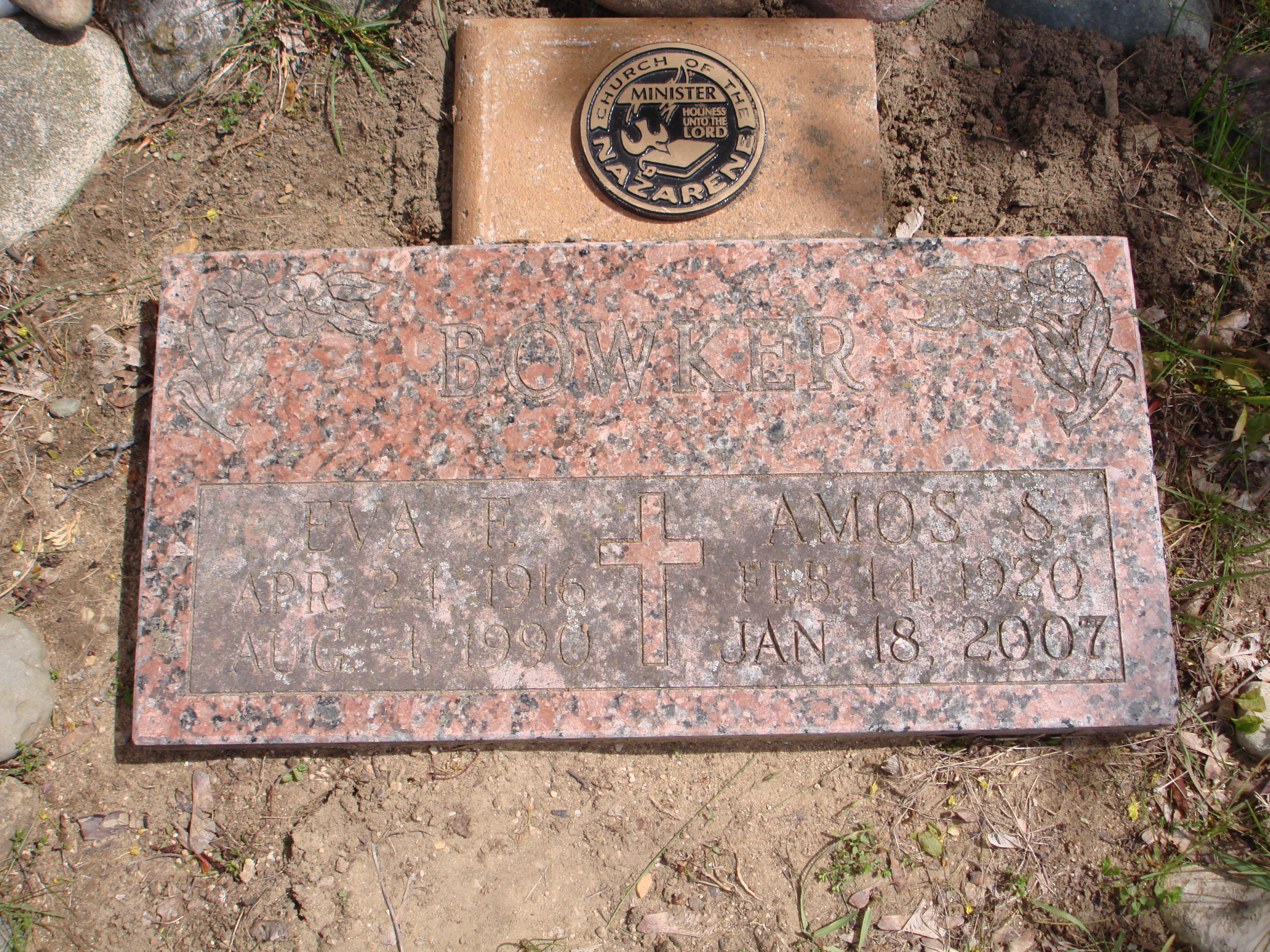 Portrait of Amos Stephen, Sr Bowker