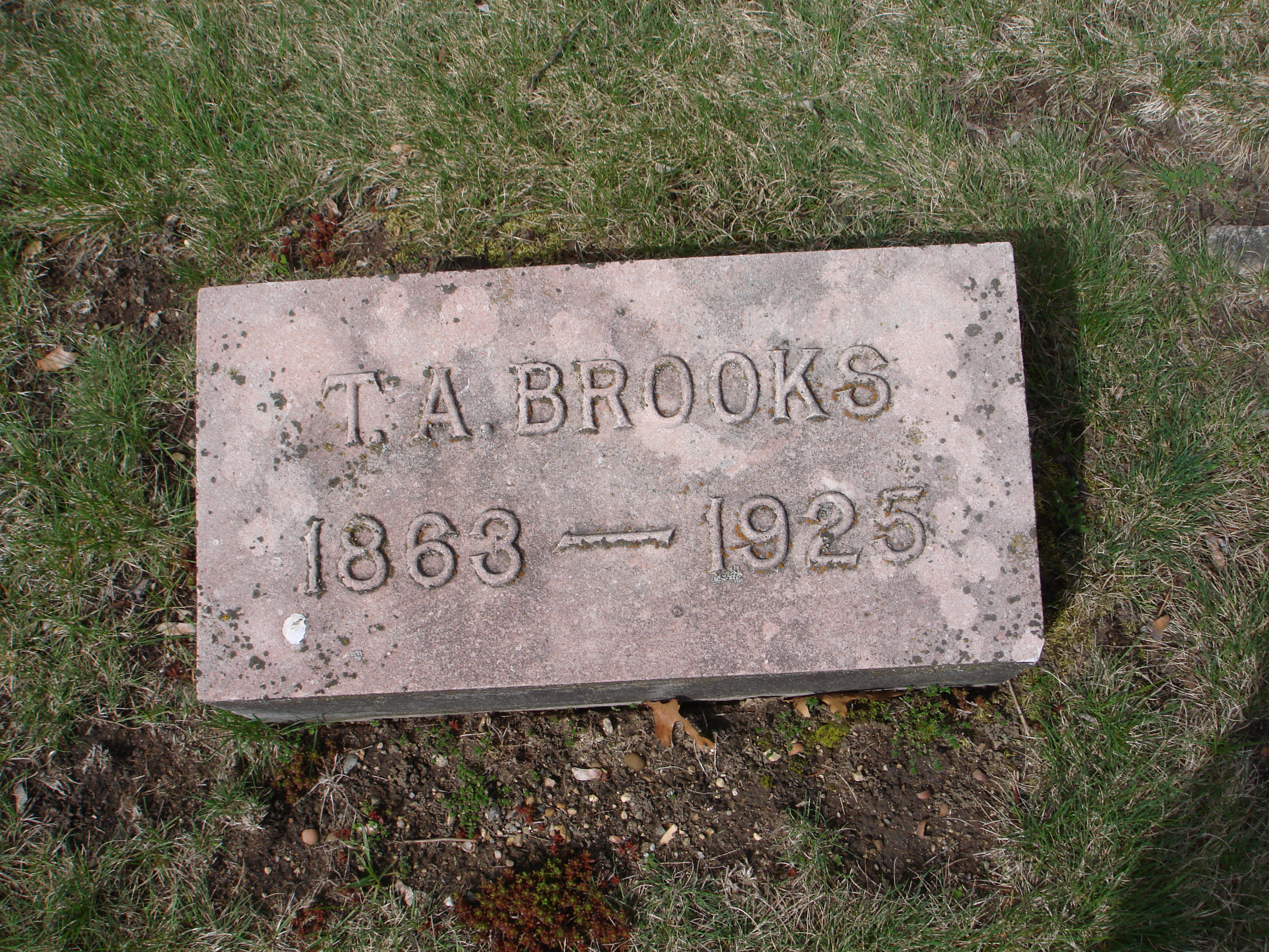 Portrait of Thomas A. Brooks