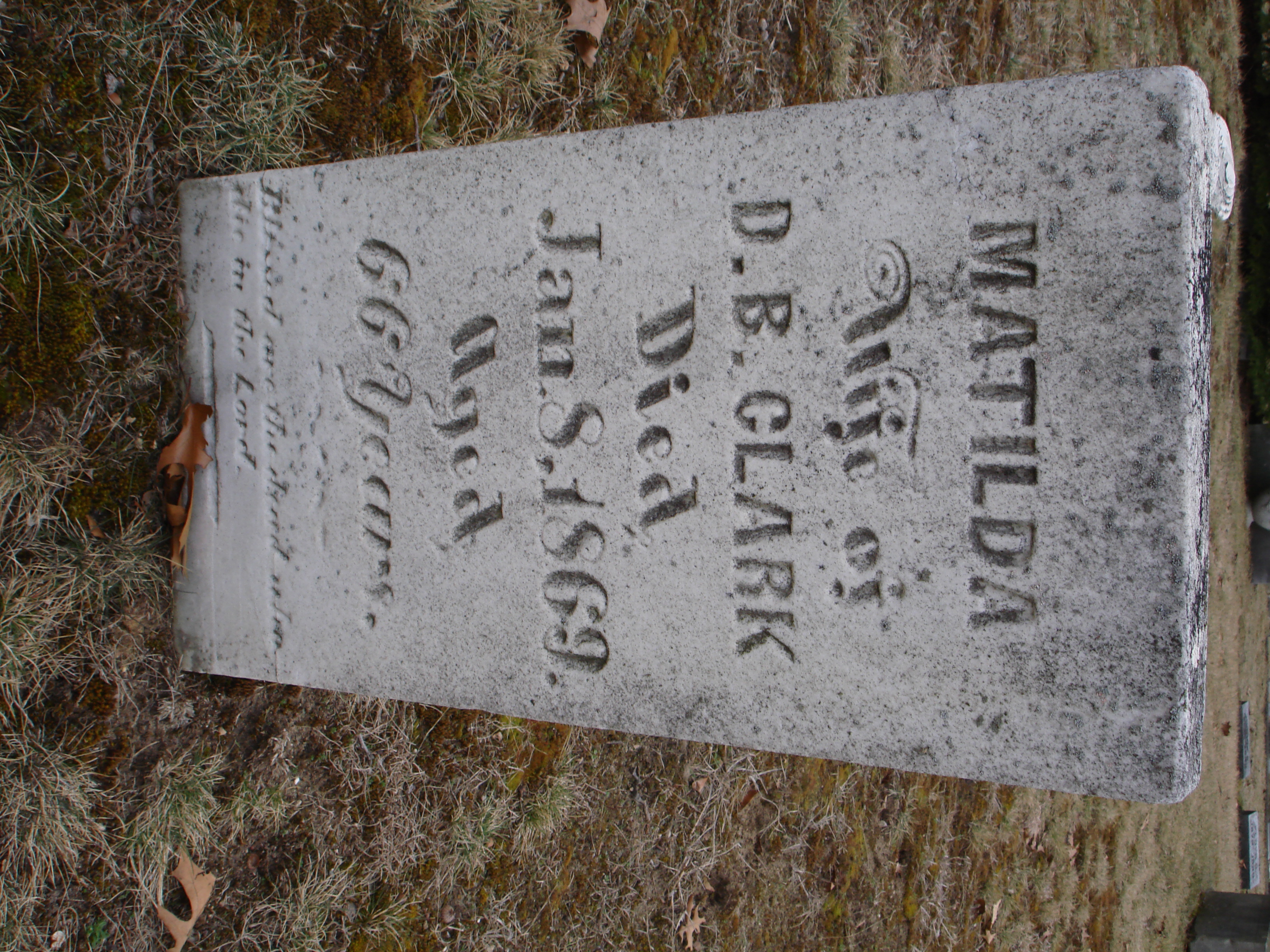 Portrait of Matilda Newcomb