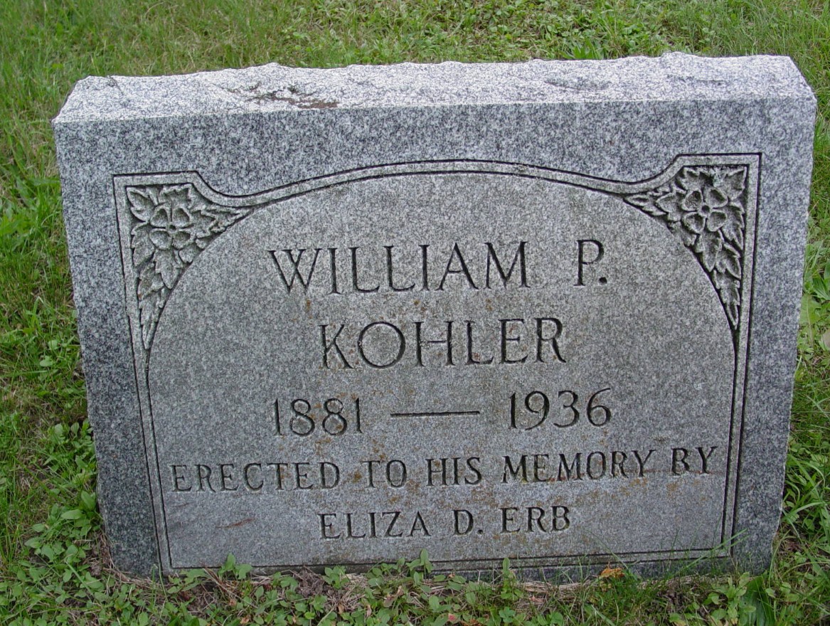 Portrait of William P Kohler