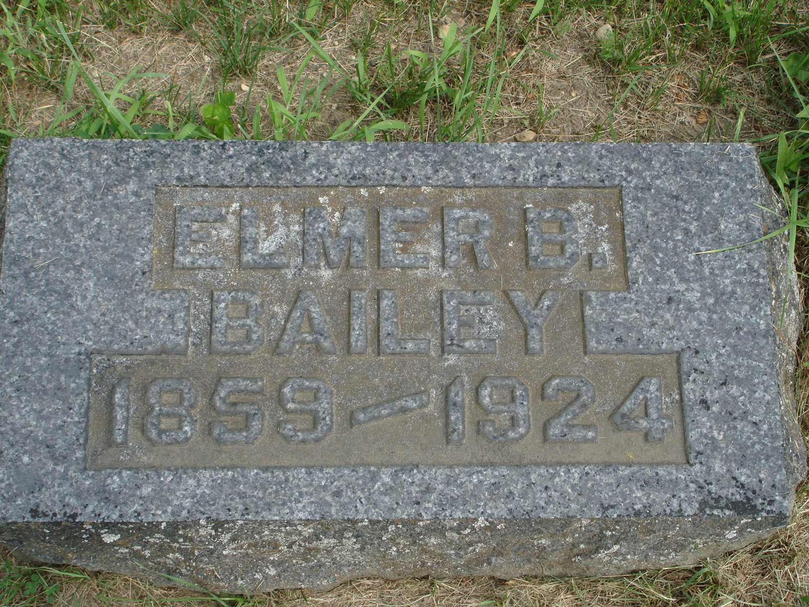 Portrait of Elmer Ben Bailey