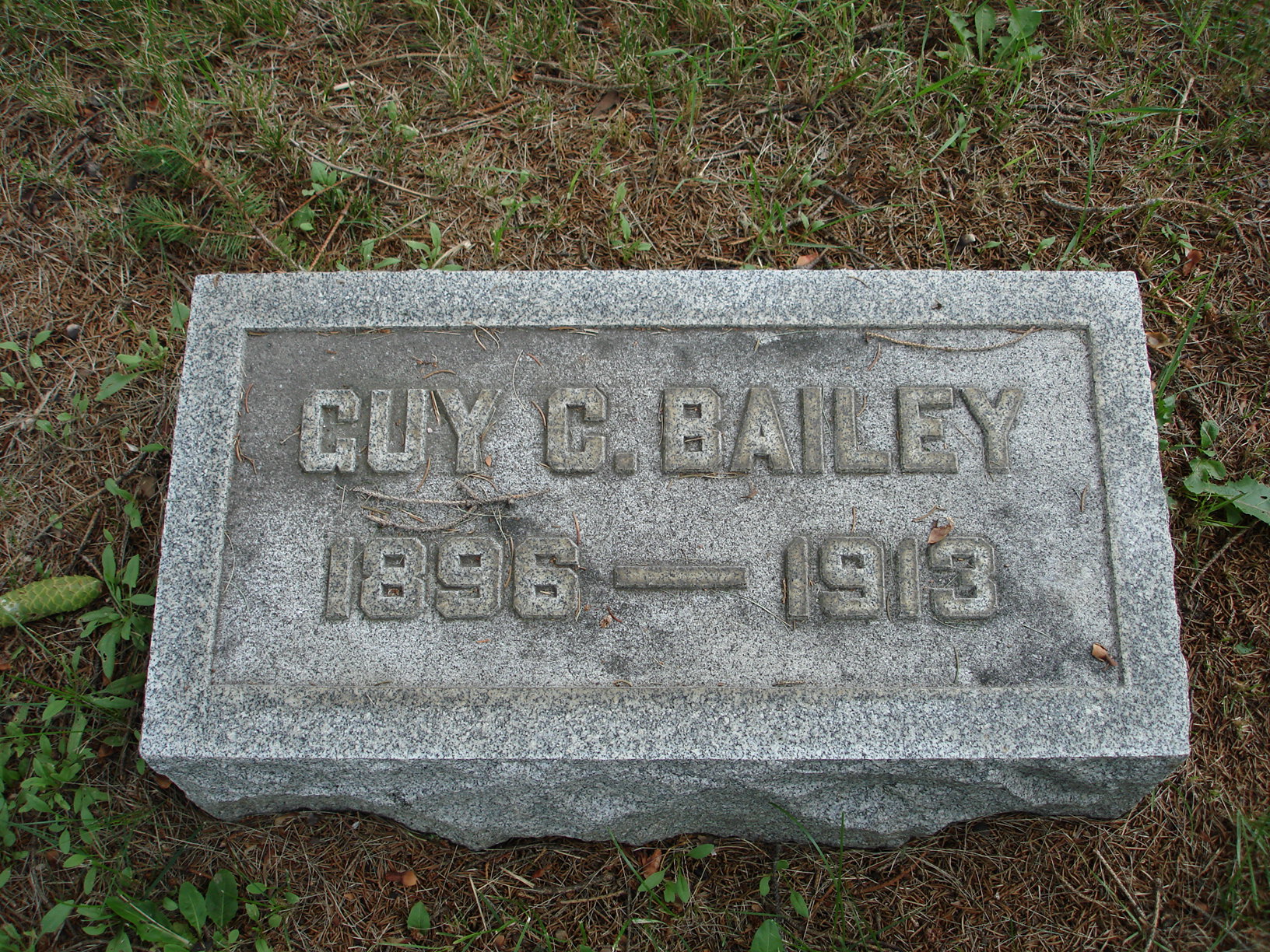 Portrait of Guy C Bailey