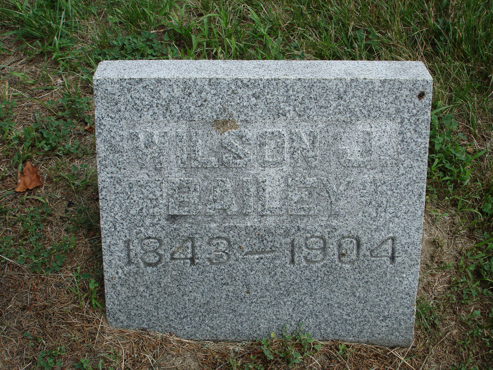 Portrait of Wilson J Bailey