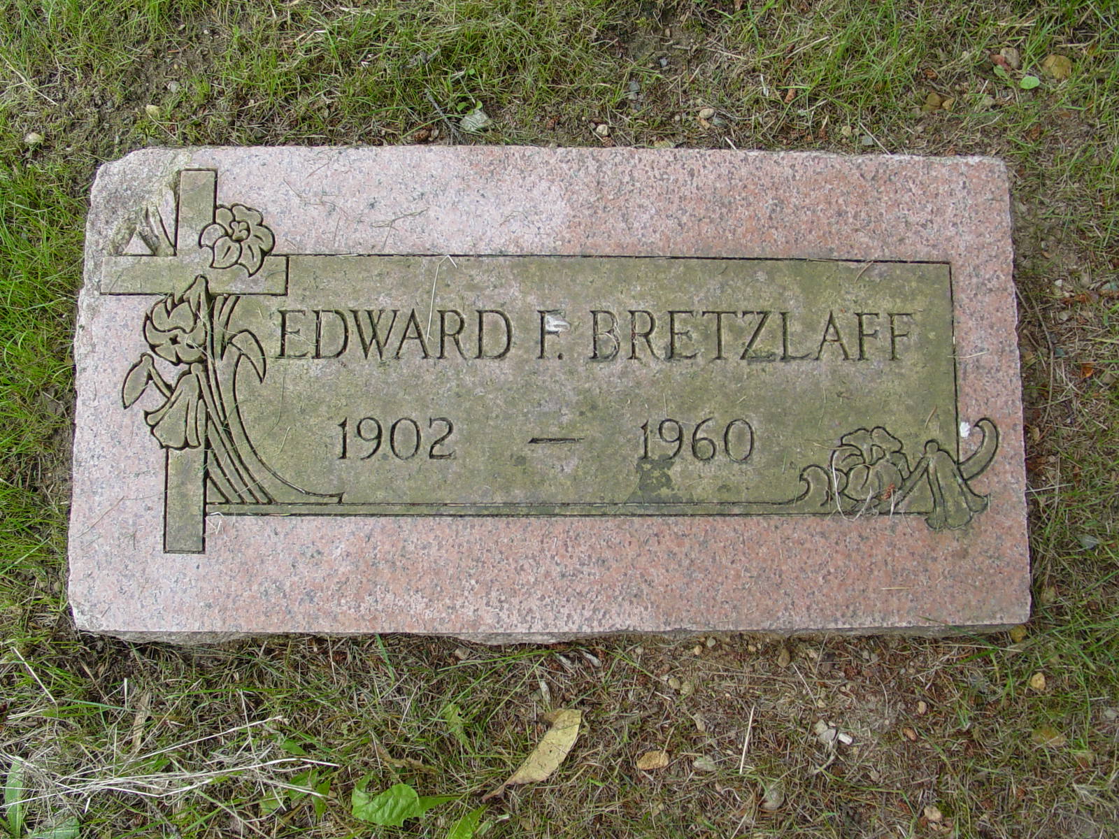 Portrait of Edward F Bretzlaff