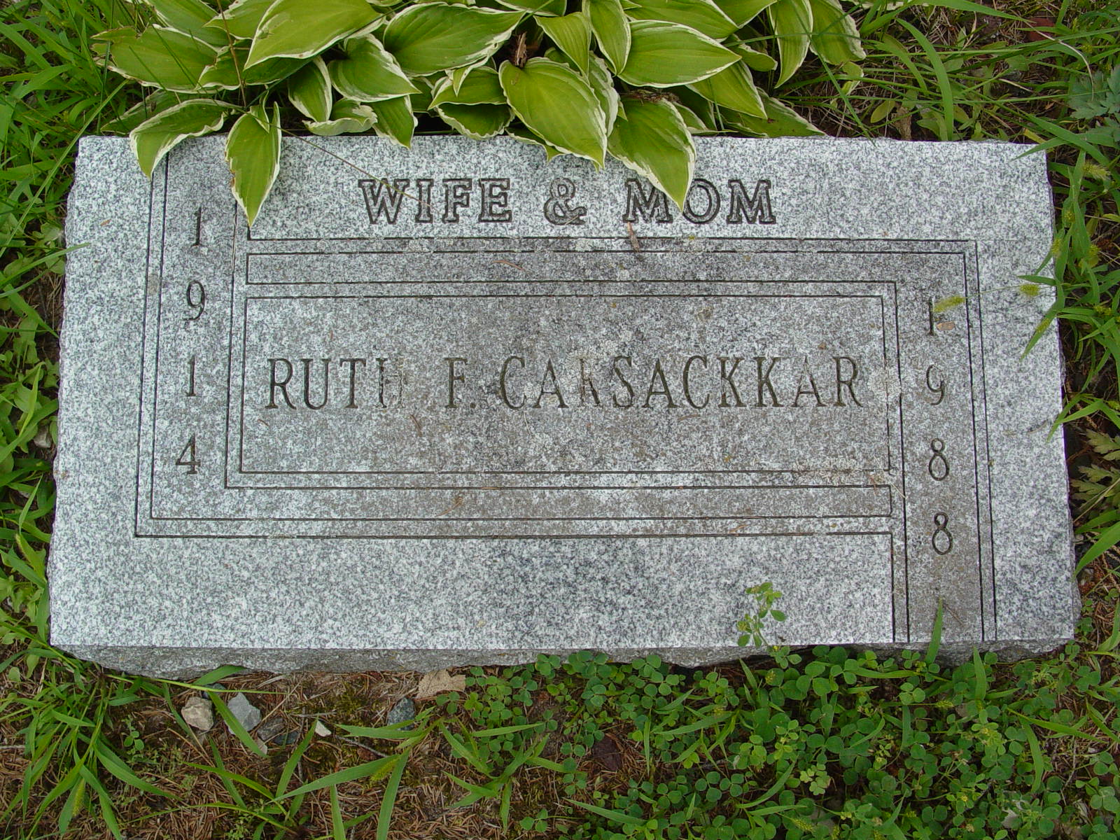 Portrait of Ruth Caksackkar