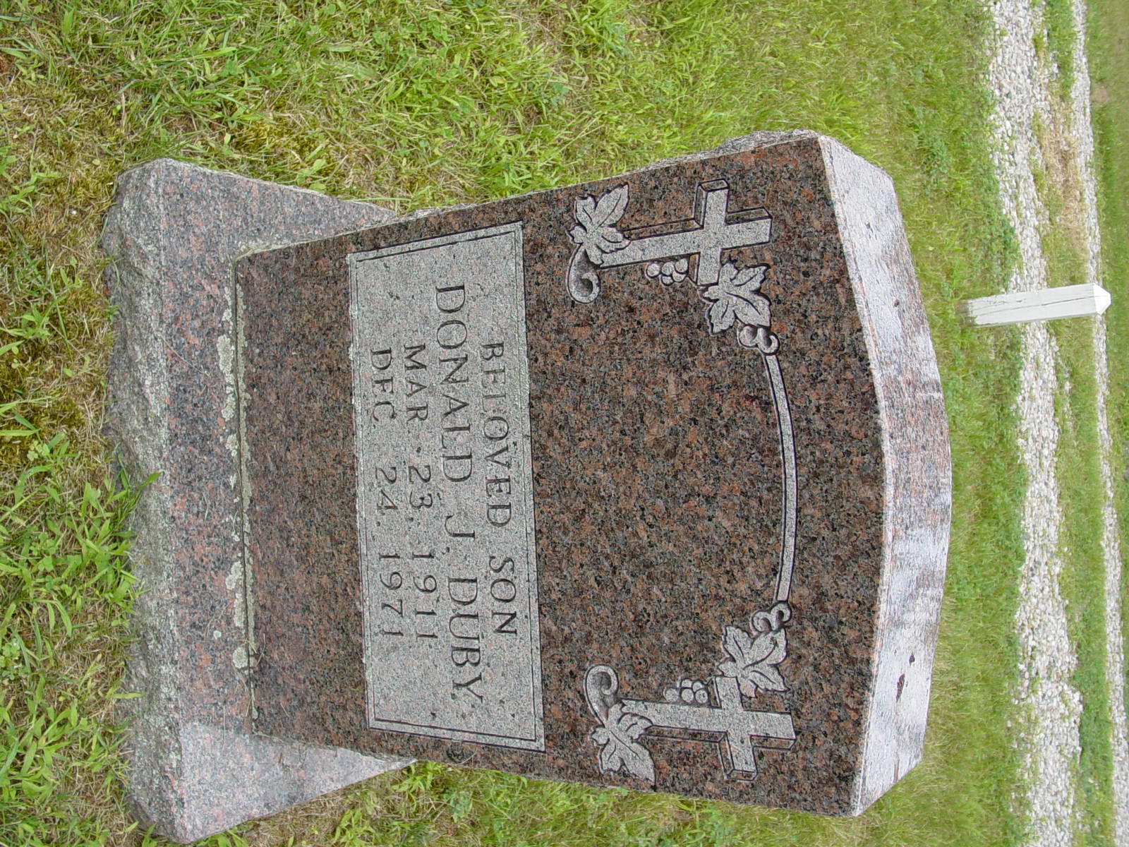 Portrait of Donald J Duby