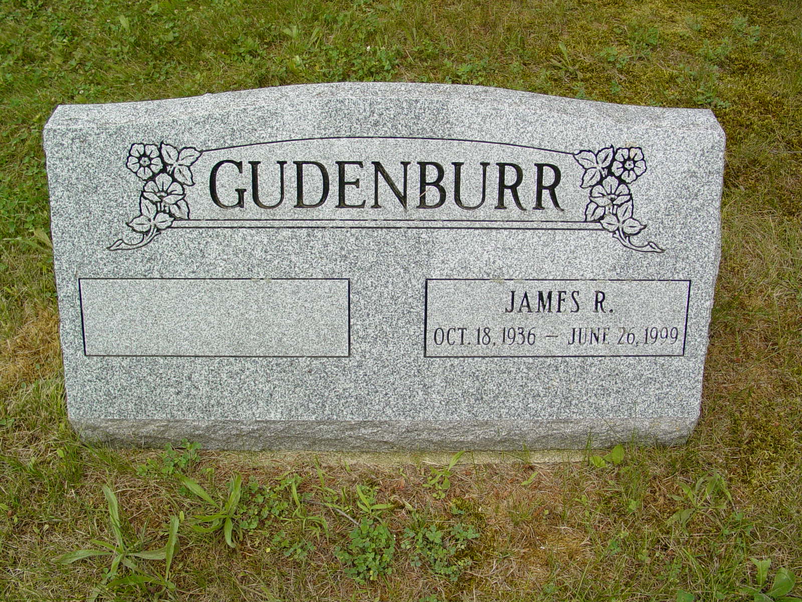 Portrait of James R Gudenburr