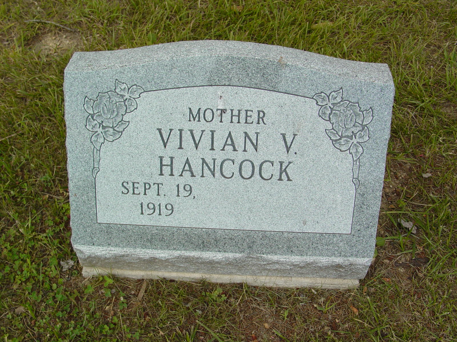 Portrait of Vivian V Hancock