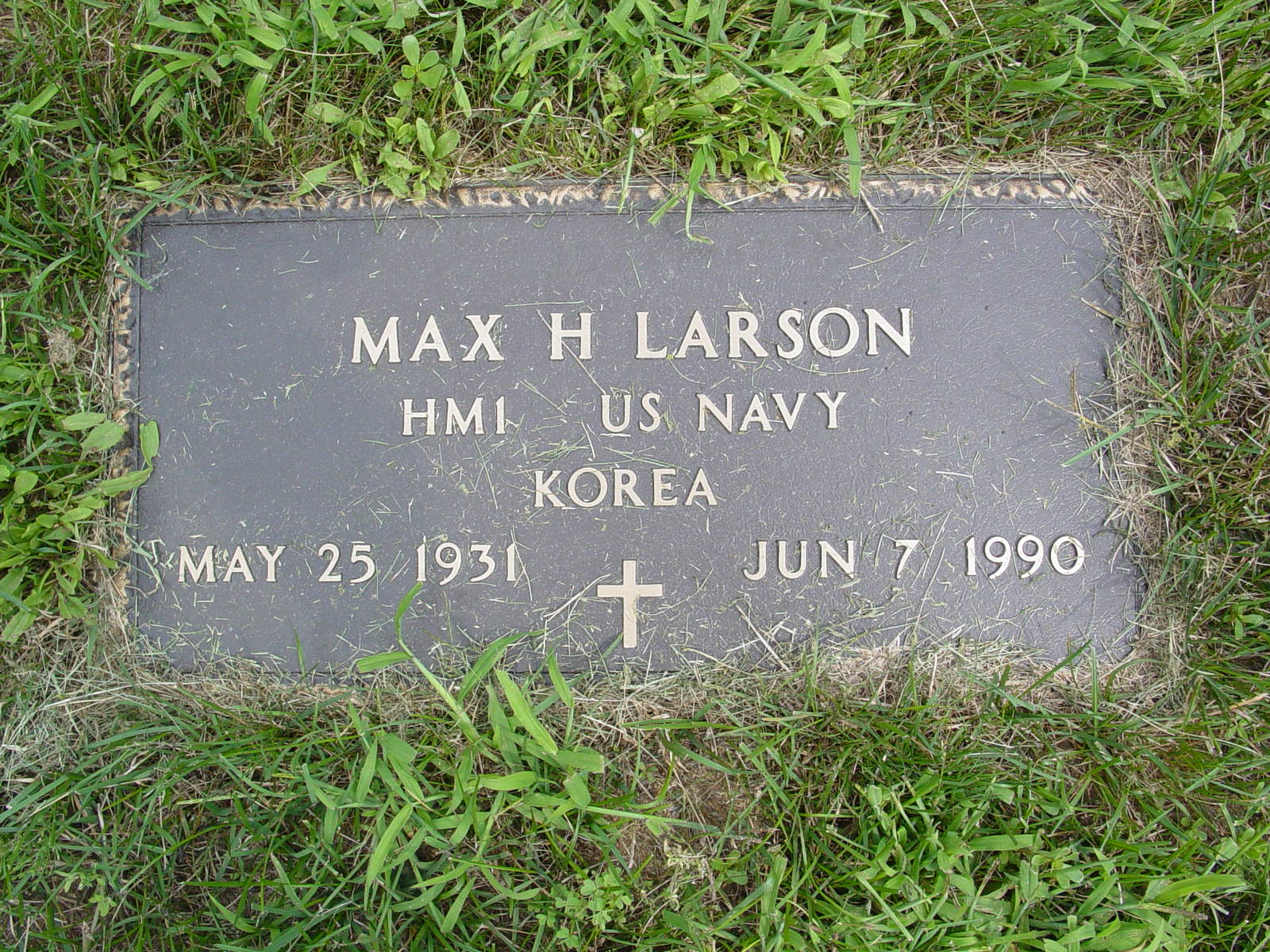 Portrait of Max H Larson