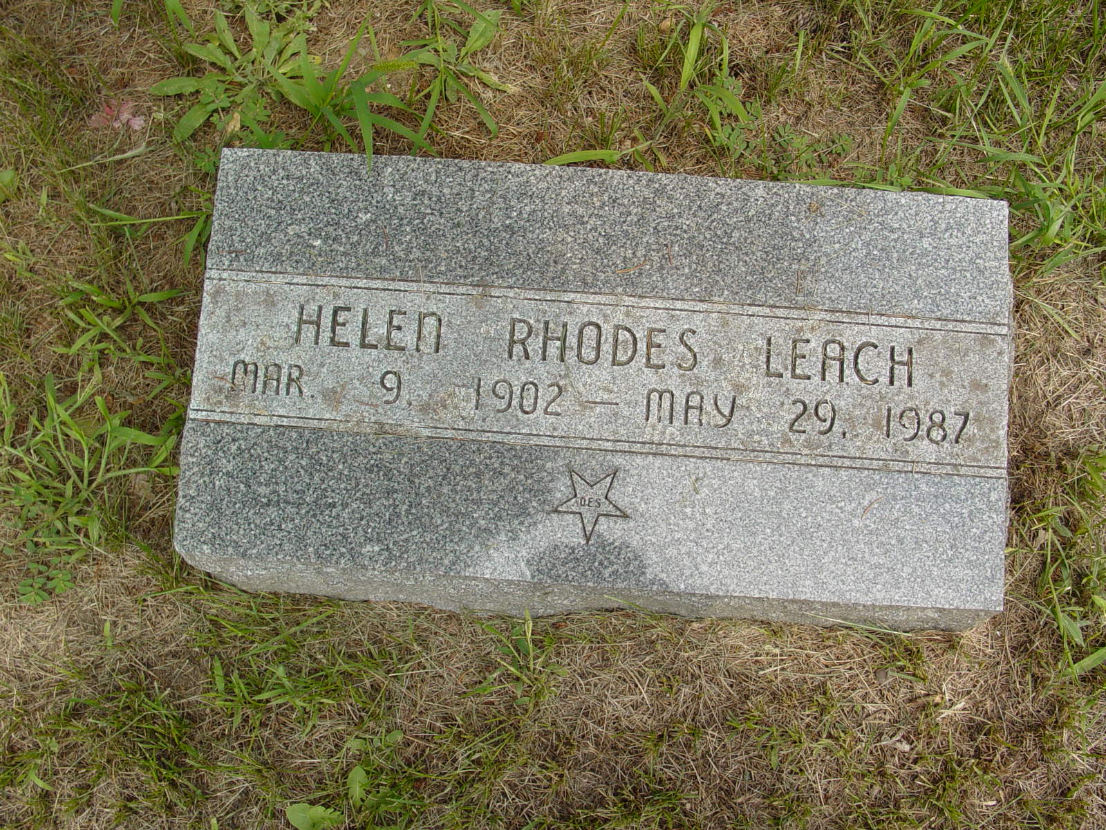Portrait of Helen  Rhodes