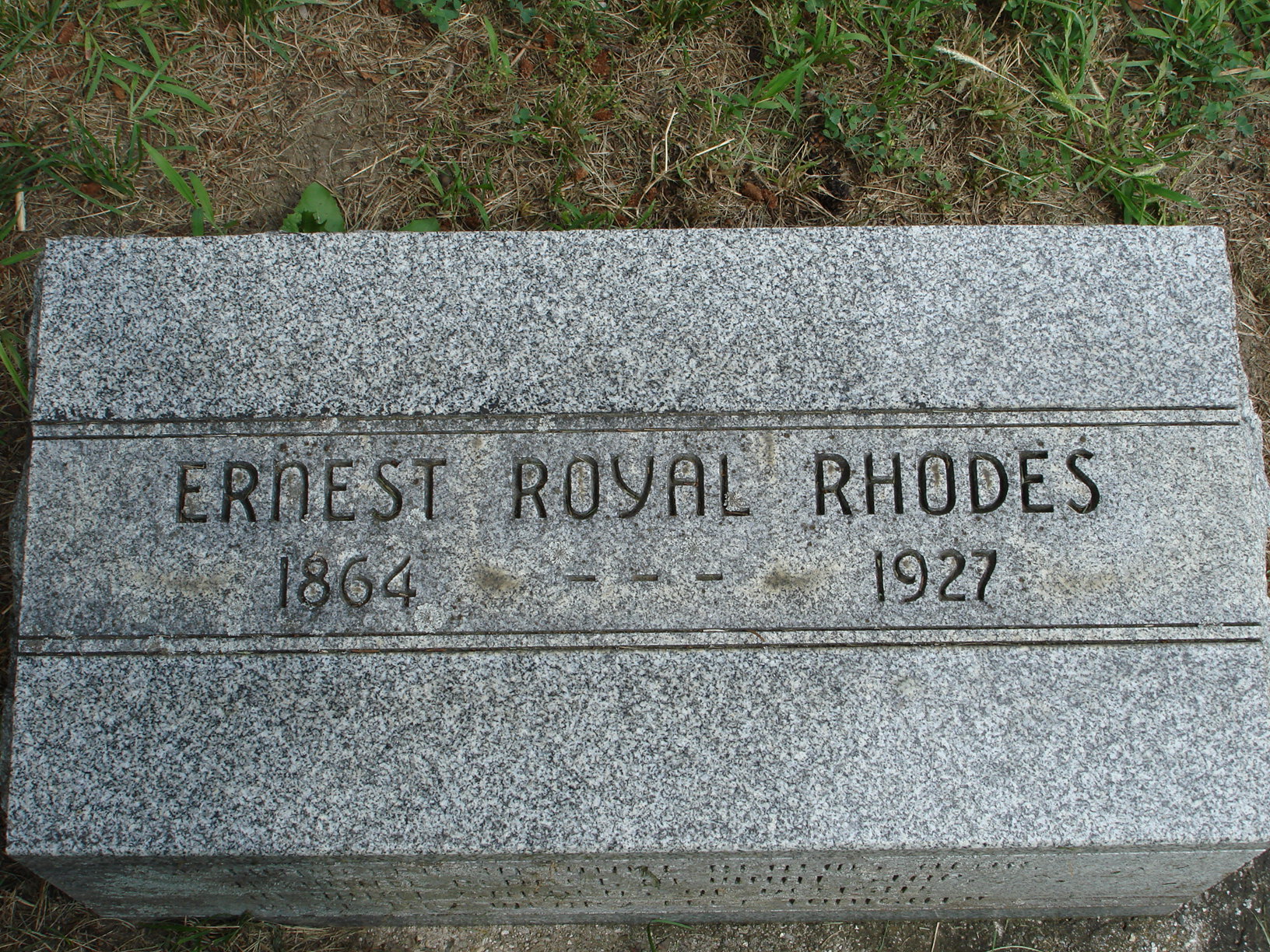 Portrait of Ernest Royal Rhodes