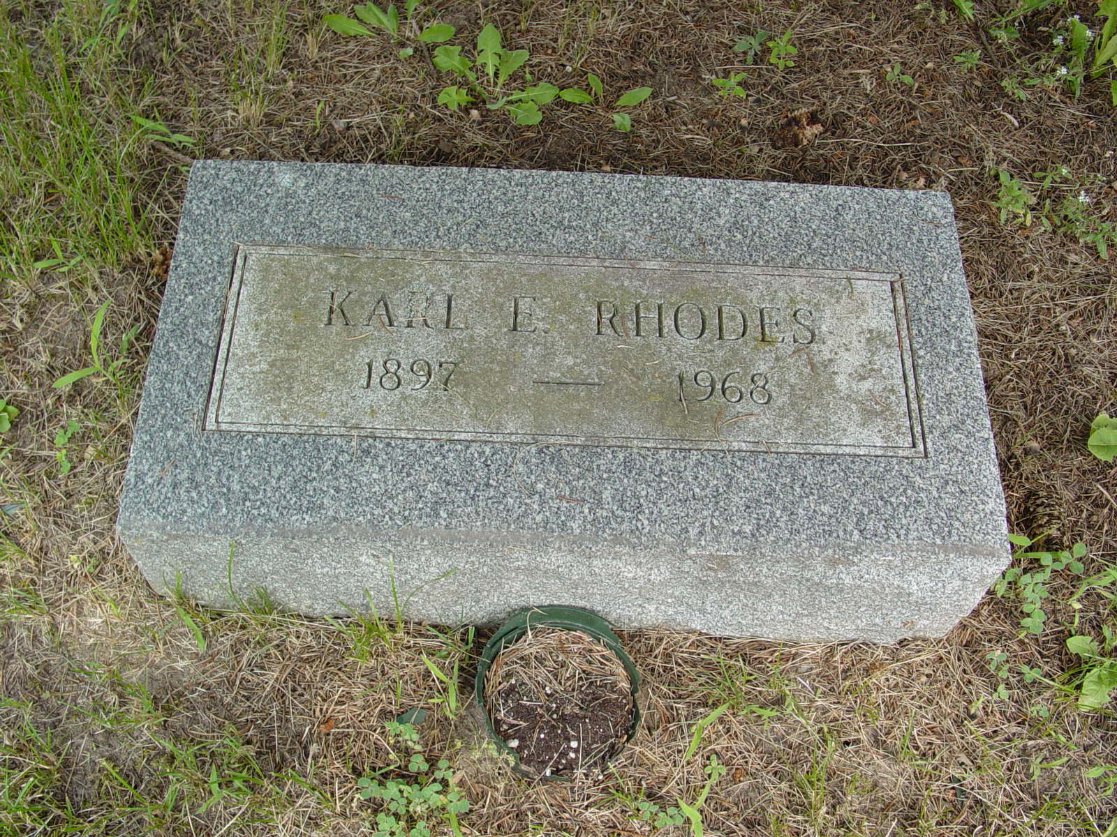 Portrait of Karl E Rhodes