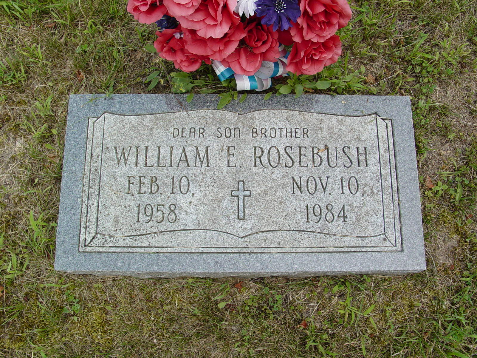 Portrait of William E Rosebush
