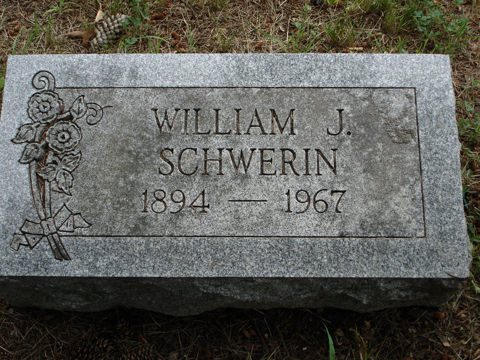 Portrait of William J Schwerin