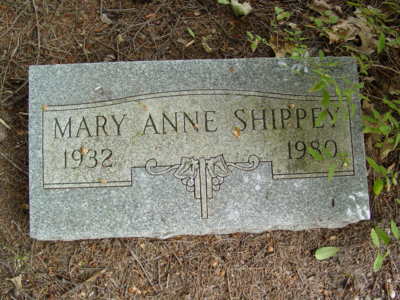 Portrait of Mary Anne Shippey