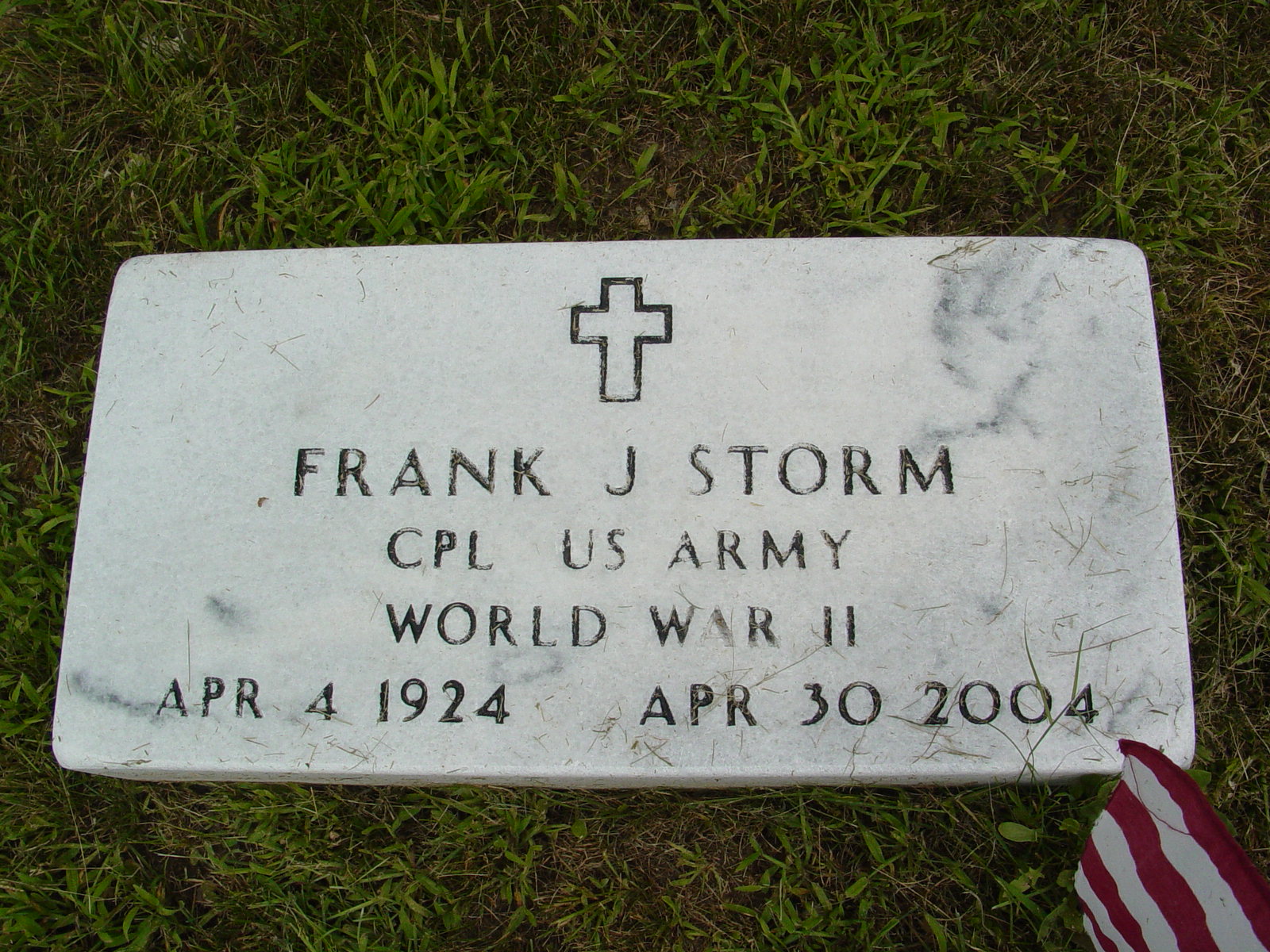Portrait of Frank J Storm