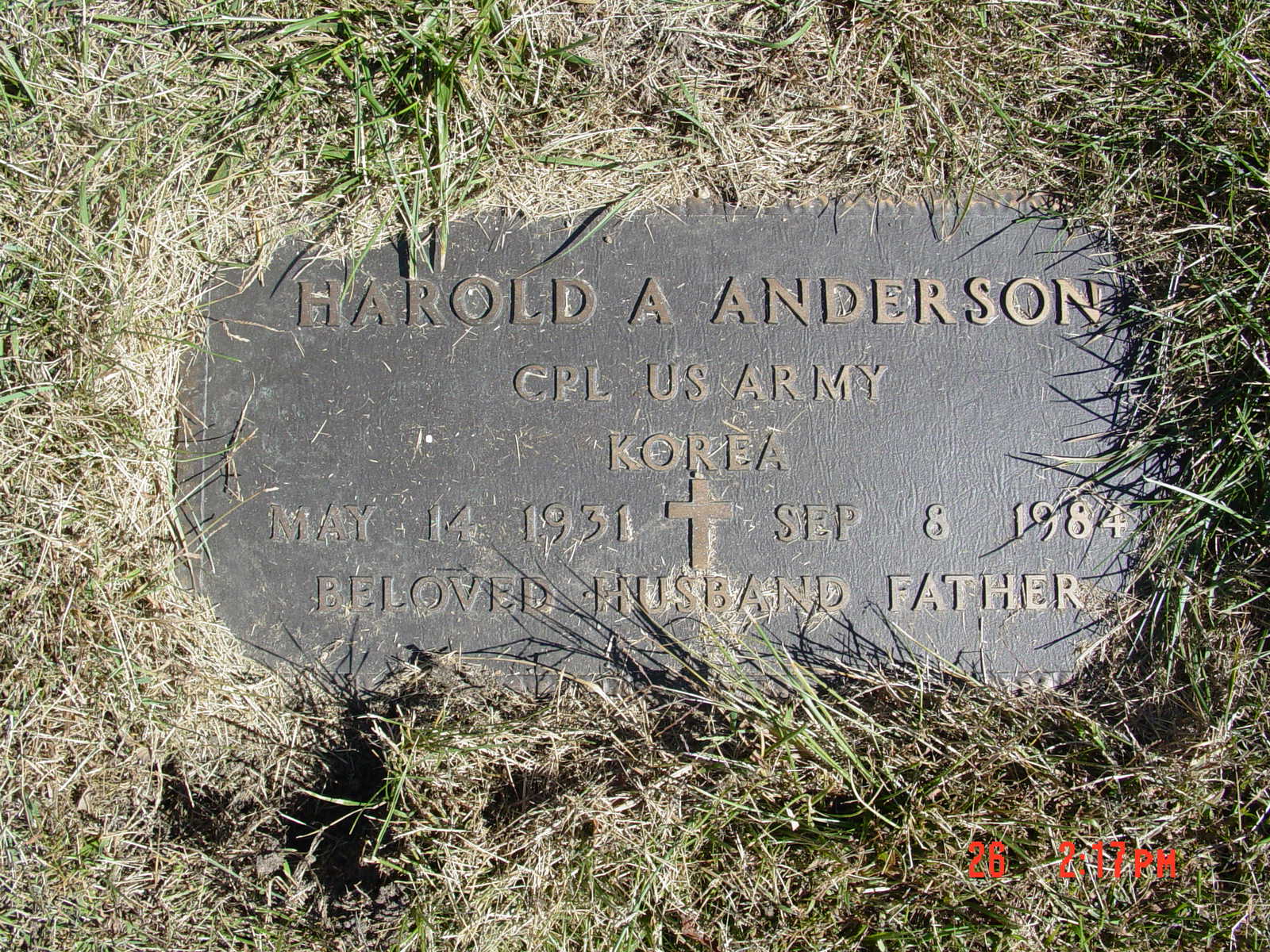 Portrait of Harold Adair Anderson