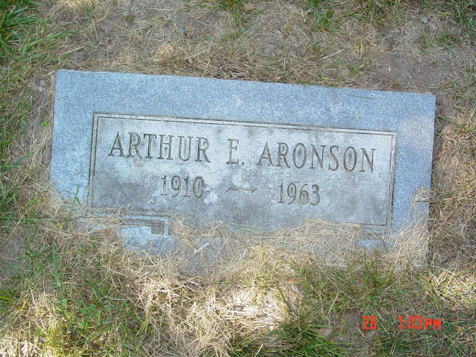 Portrait of Arthur E Aronson