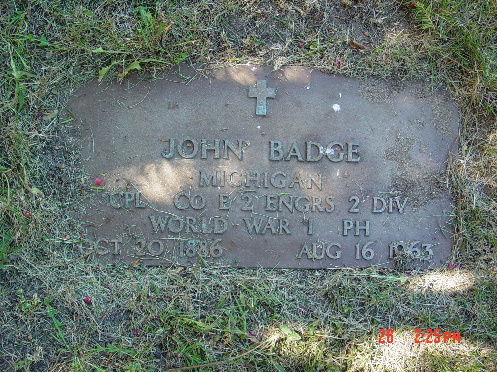 Portrait of John Badge