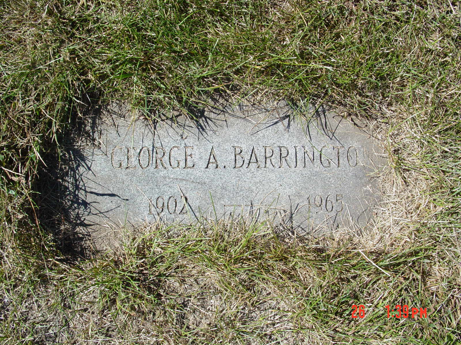 Portrait of George Aloysius  Barrington