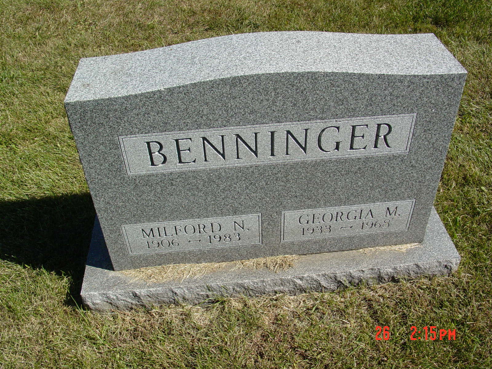 Portrait of Milford N. Benninger