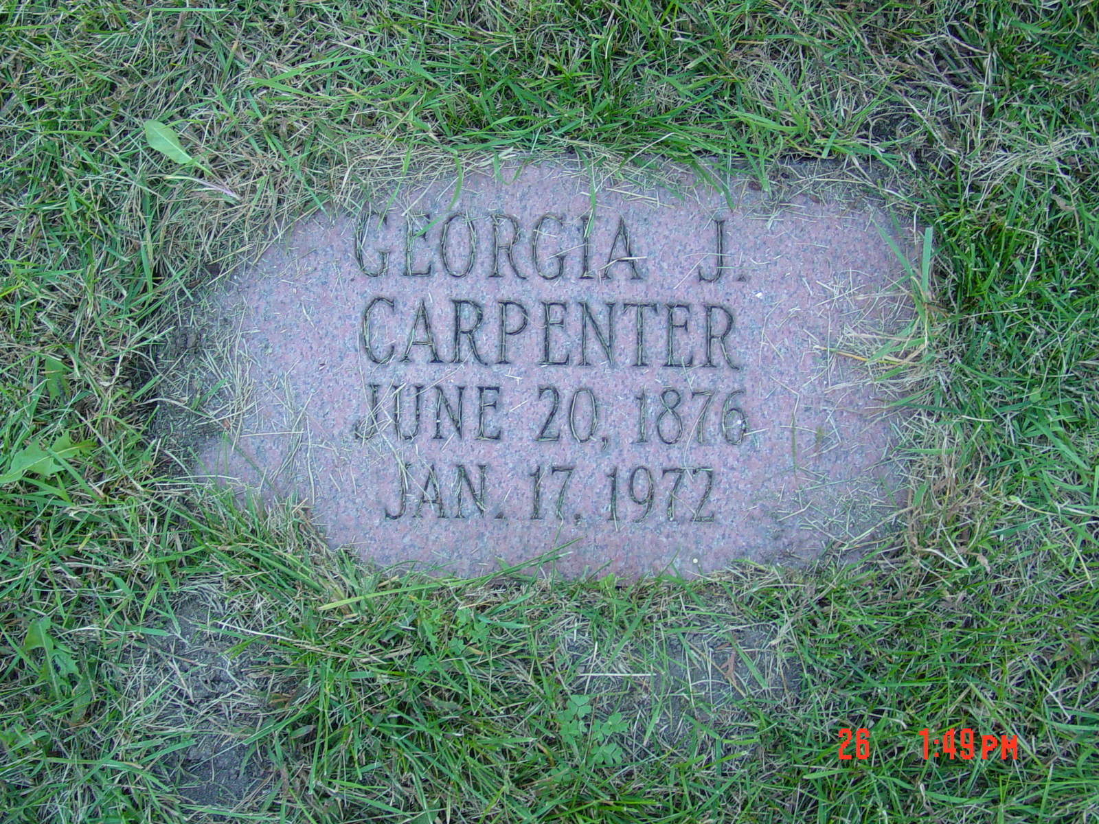 Portrait of Georgia J Carpenter
