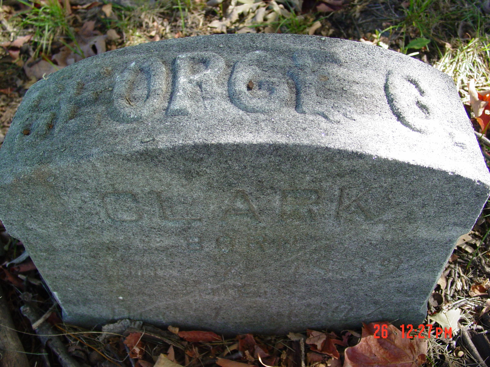 Portrait of George G Clark