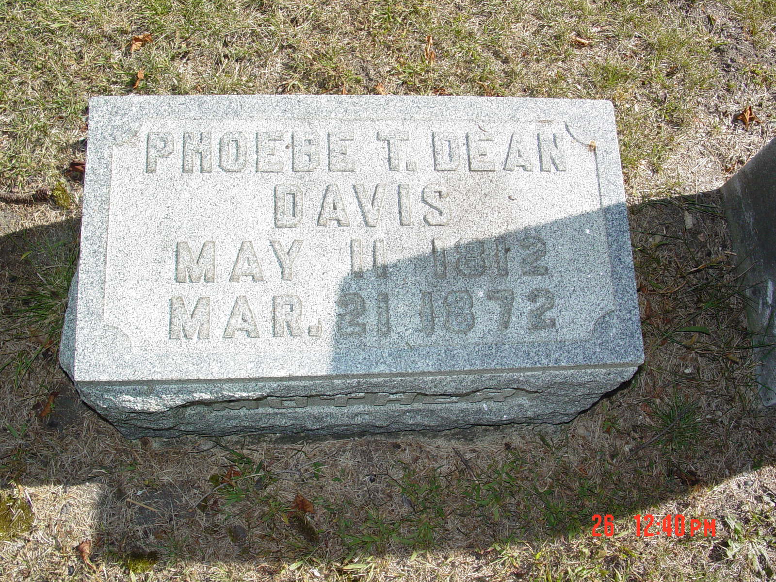 Portrait of Phoebe Titus Dean Davis