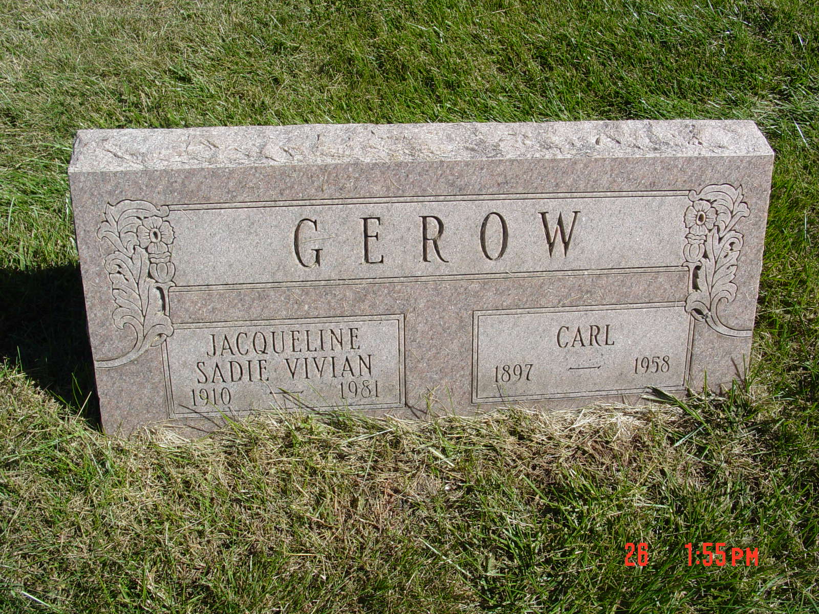 Portrait of Jacqueline Sadie Vivian Gerow