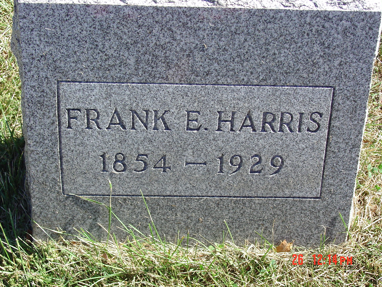 Portrait of Frank E Harris