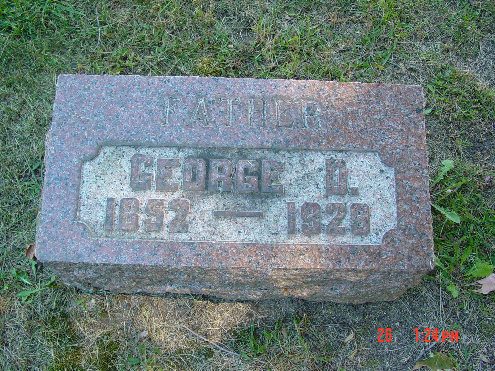 Portrait of George D Harris