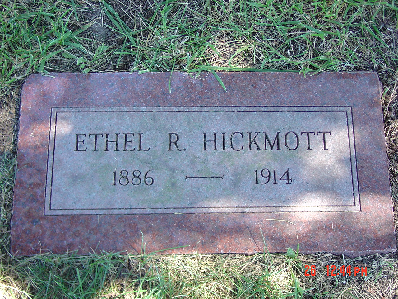 Portrait of Ethel R Hickmott