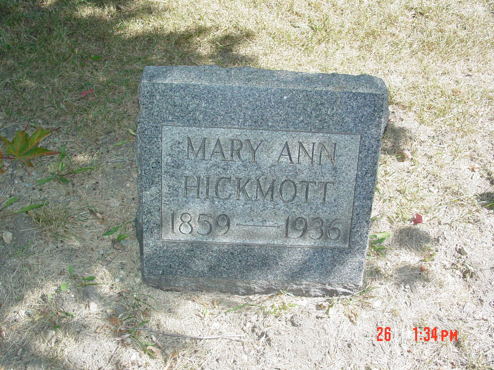 Portrait of Mary Ann Hickmott