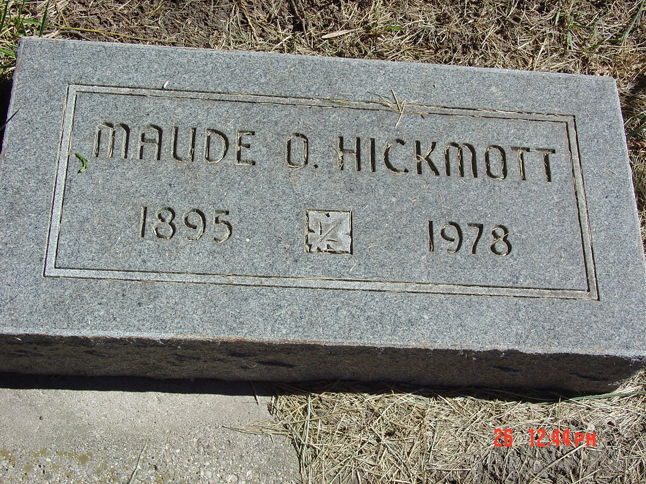Portrait of Maude O Hallock Hickmott