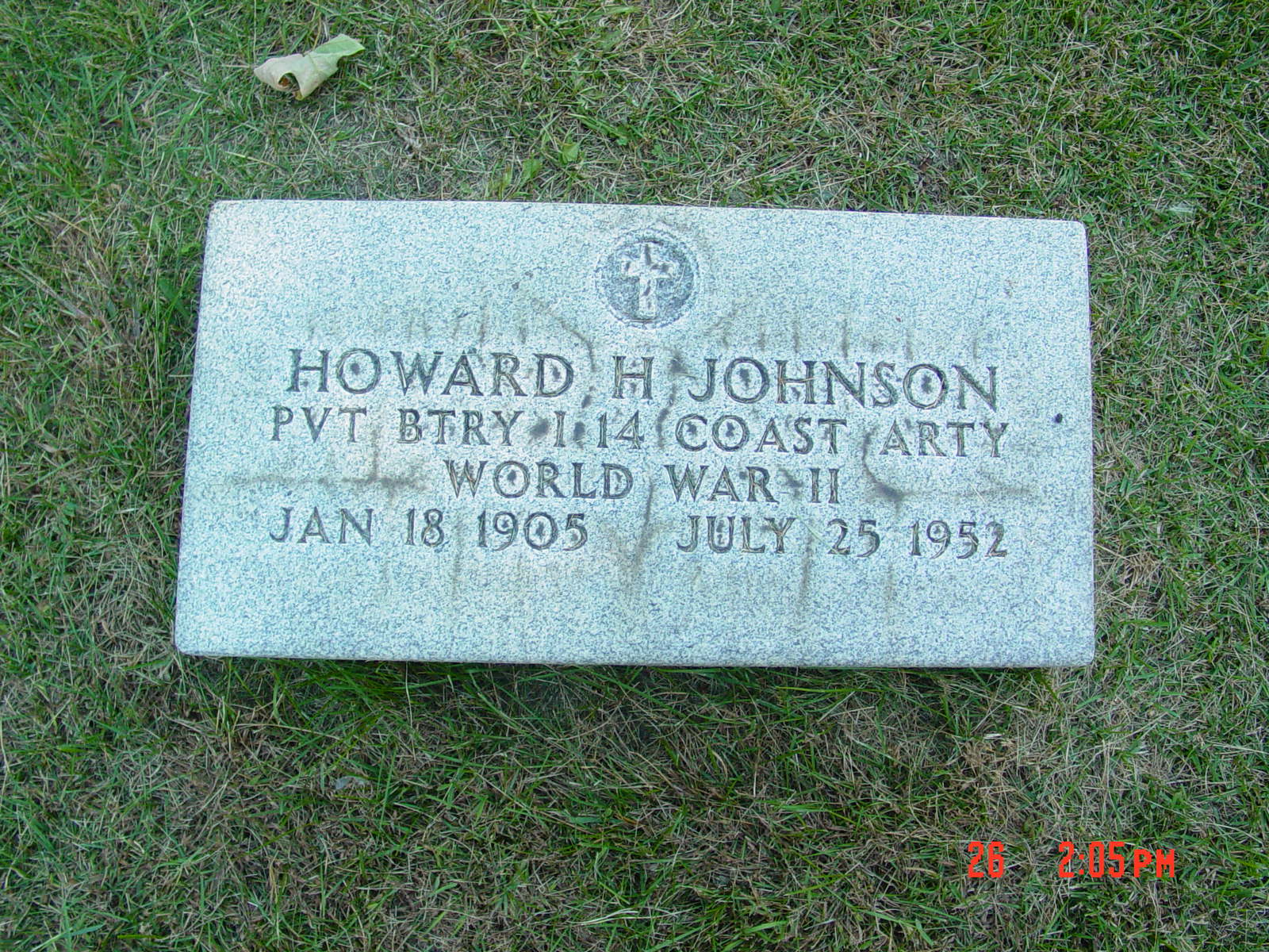 Portrait of Howard H Johnson