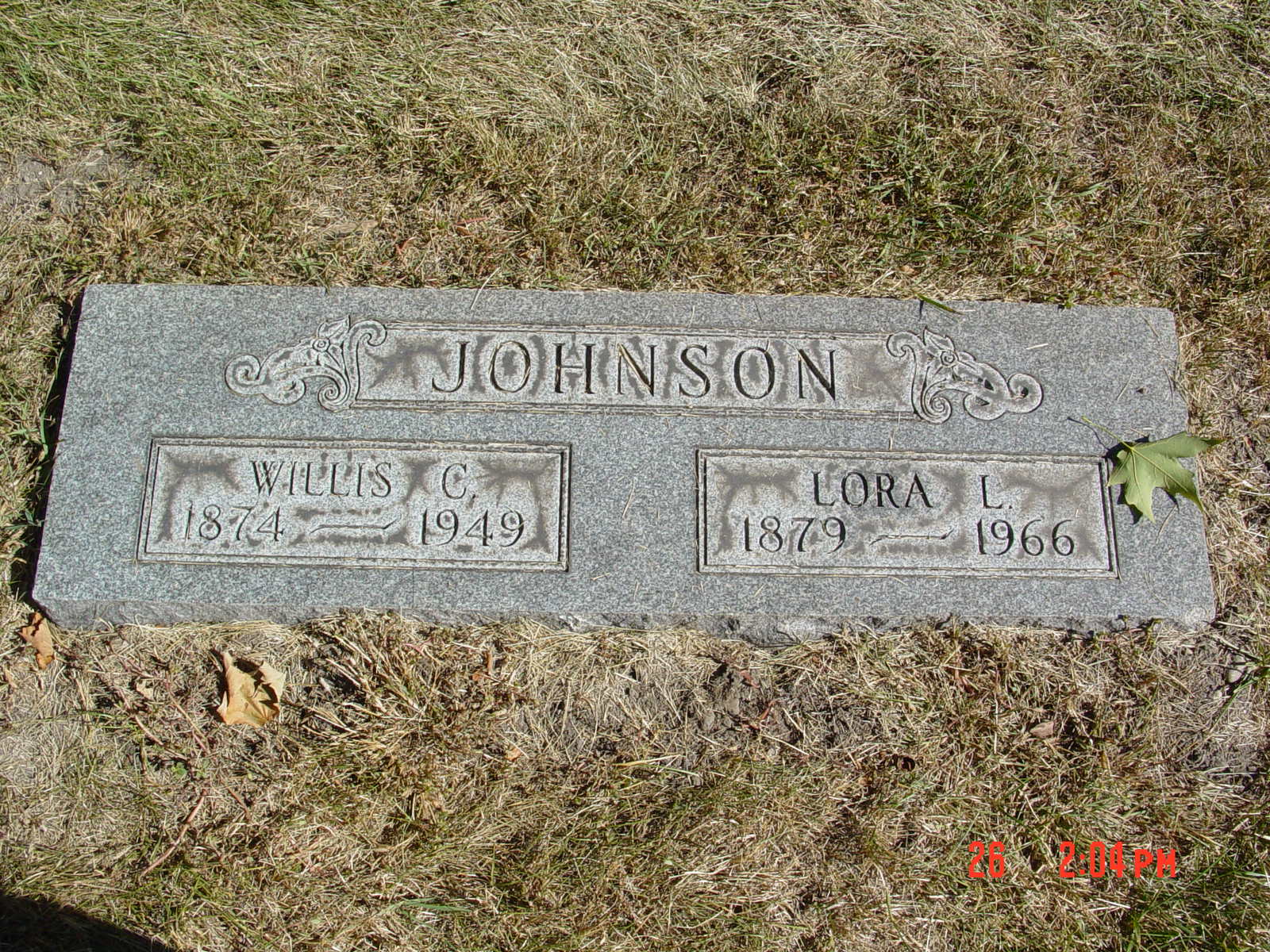 Portrait of Willis C Johnson