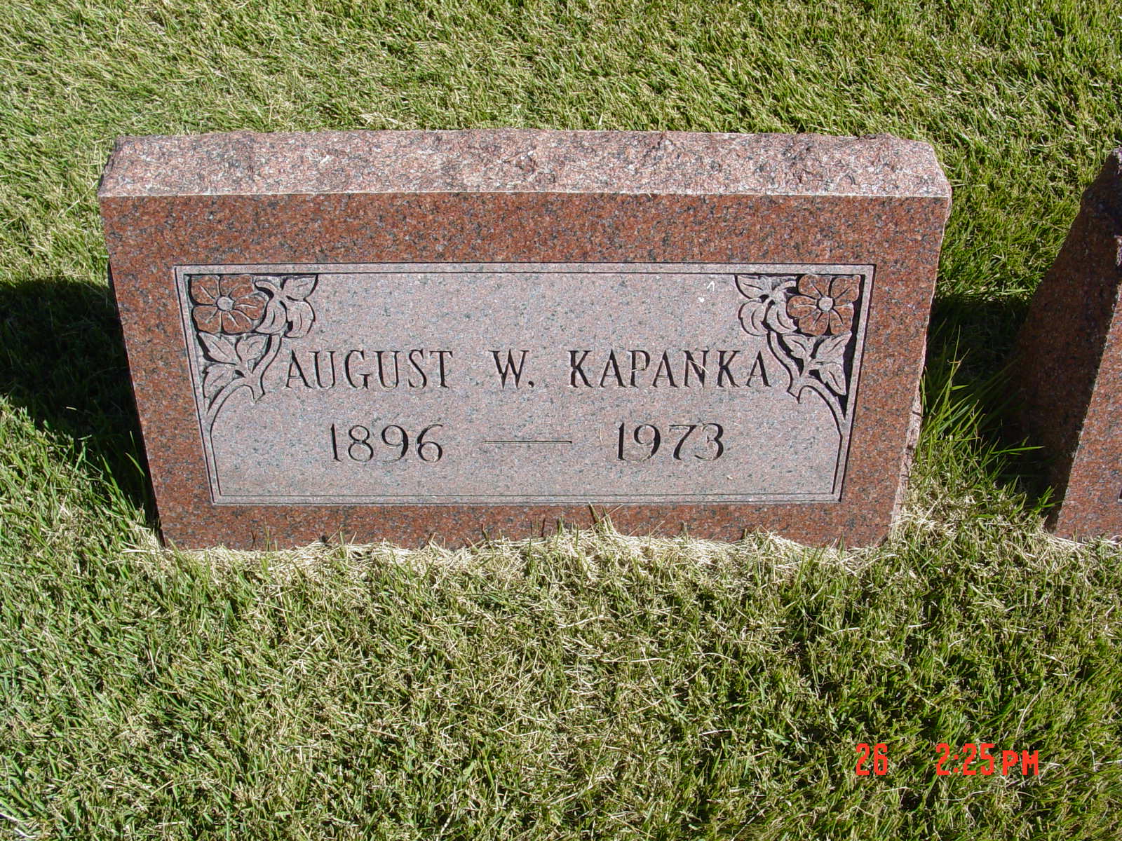 Portrait of August W. Kapanka