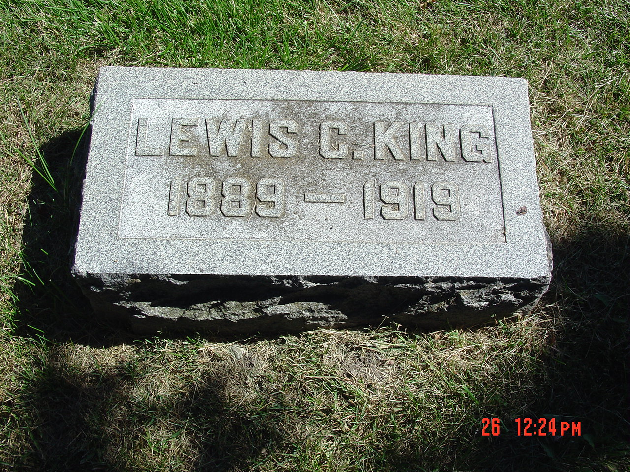 Portrait of Lewis Converse King