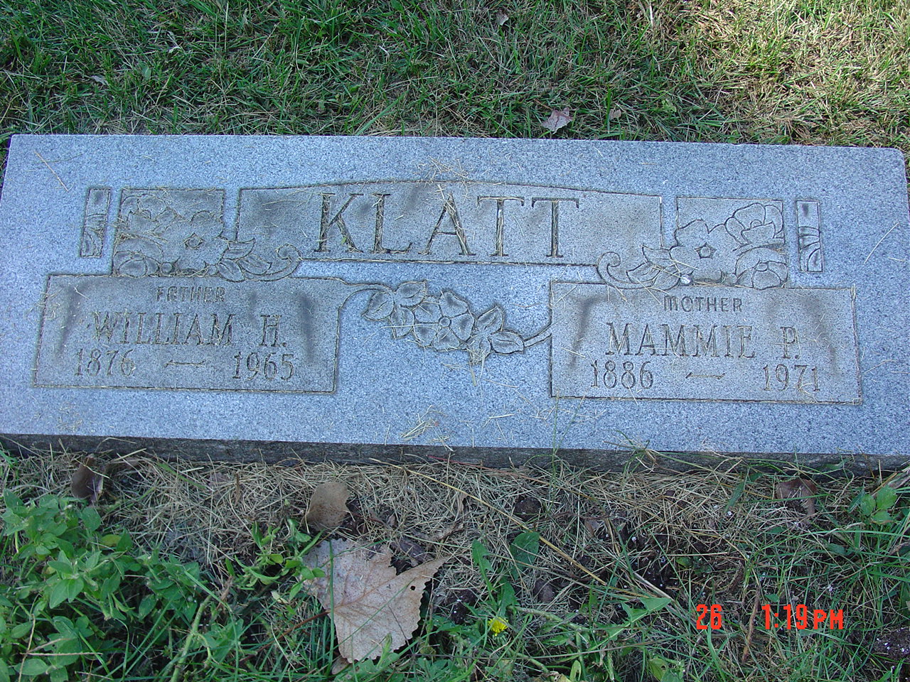 Portrait of William H Klatt