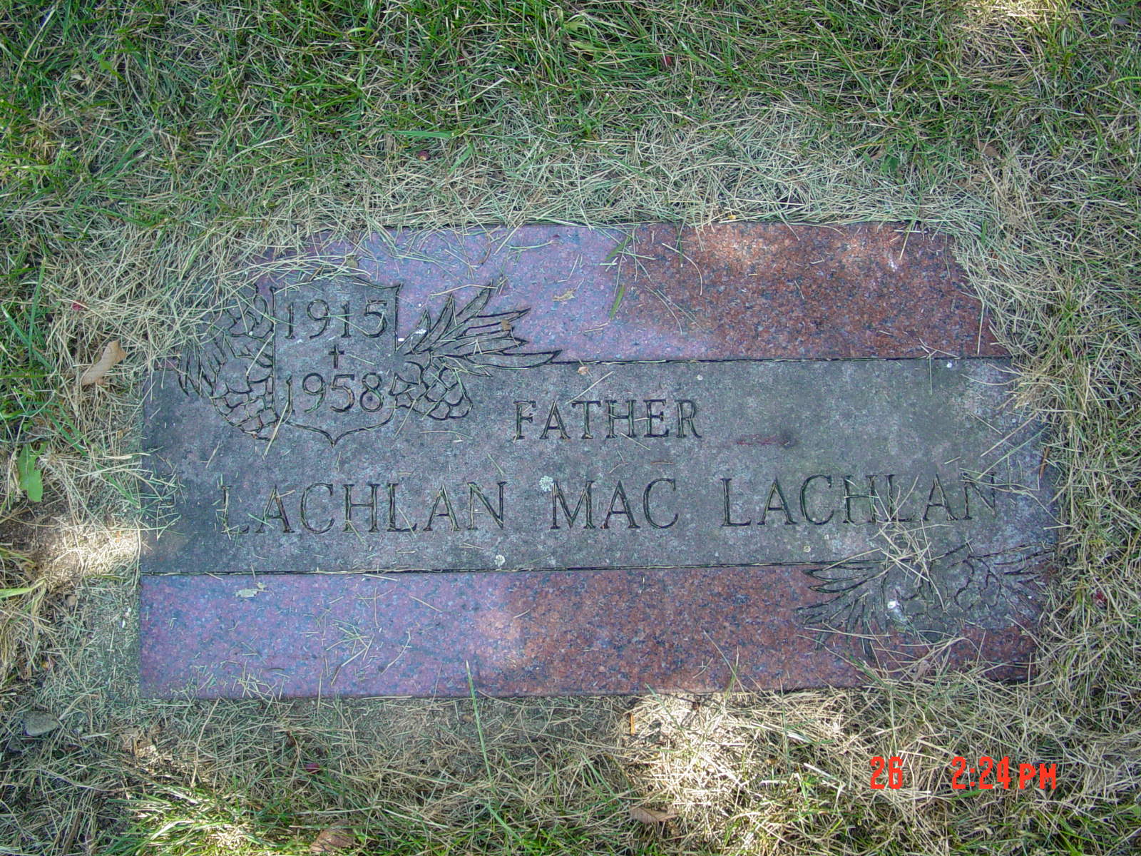 Portrait of Lachlan MacLachlan