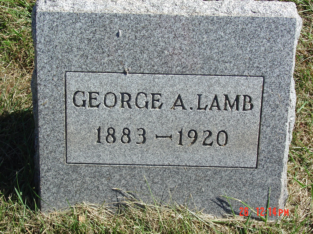 Portrait of George A Lamb