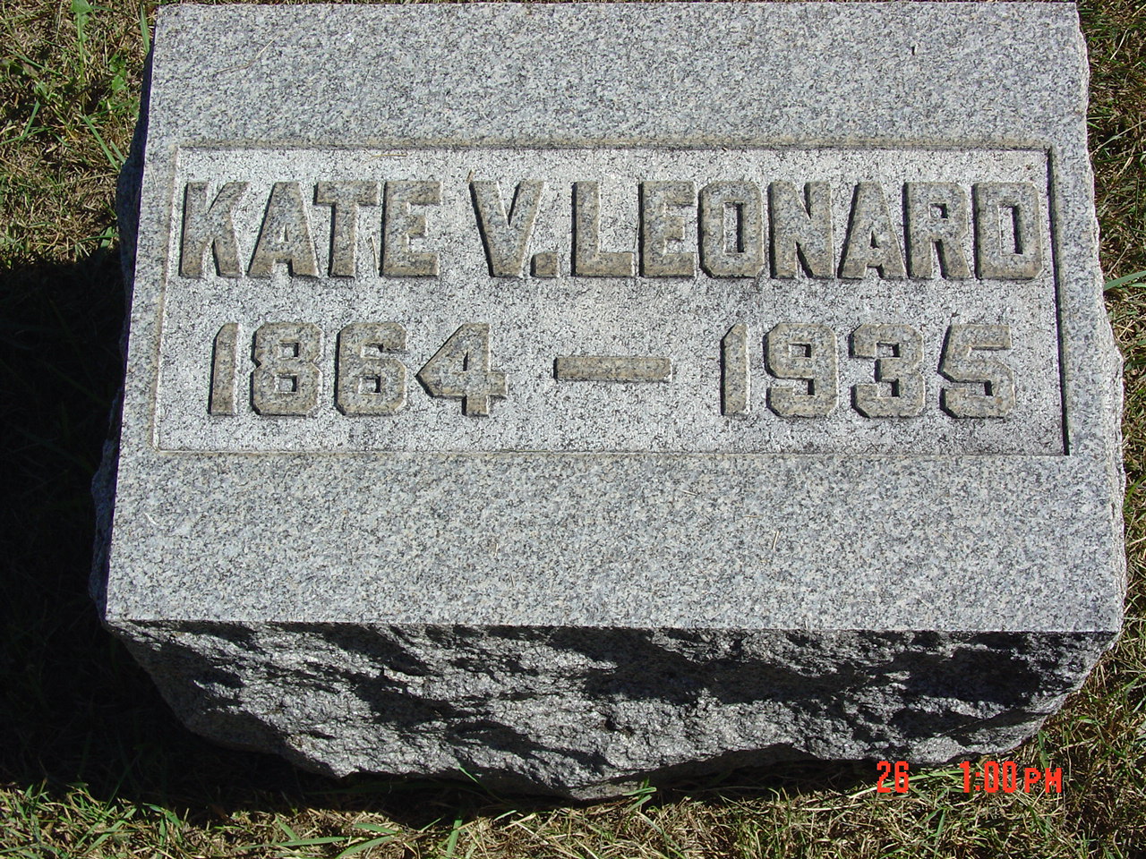 Portrait of Kate Cutting Leonard