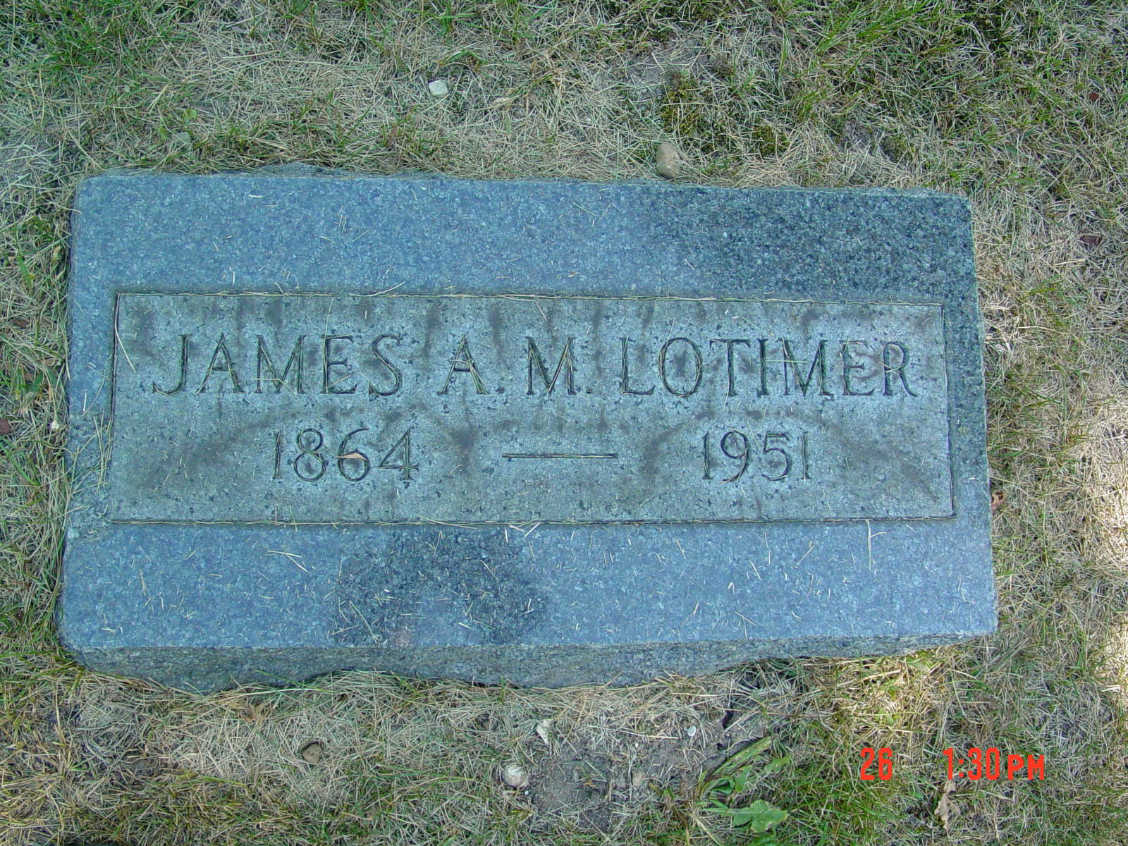 Portrait of James A M Lotimer