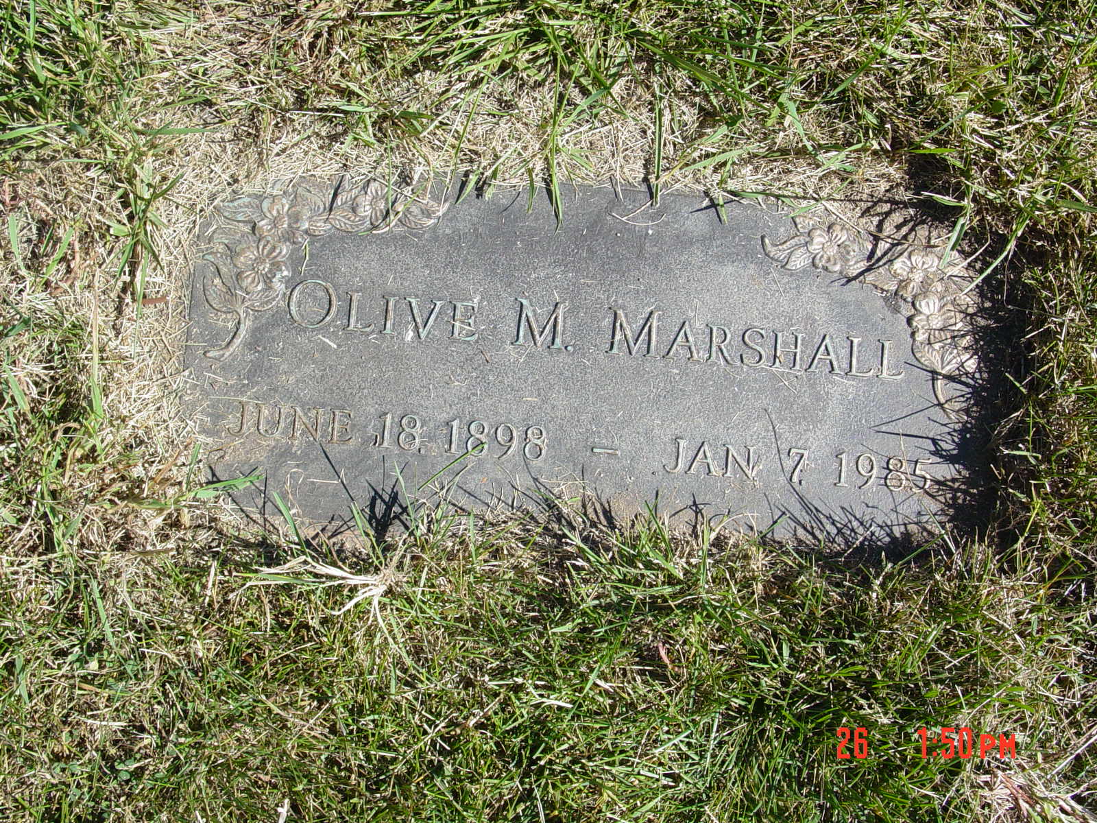 Portrait of Olive Mable Perkins Marshall