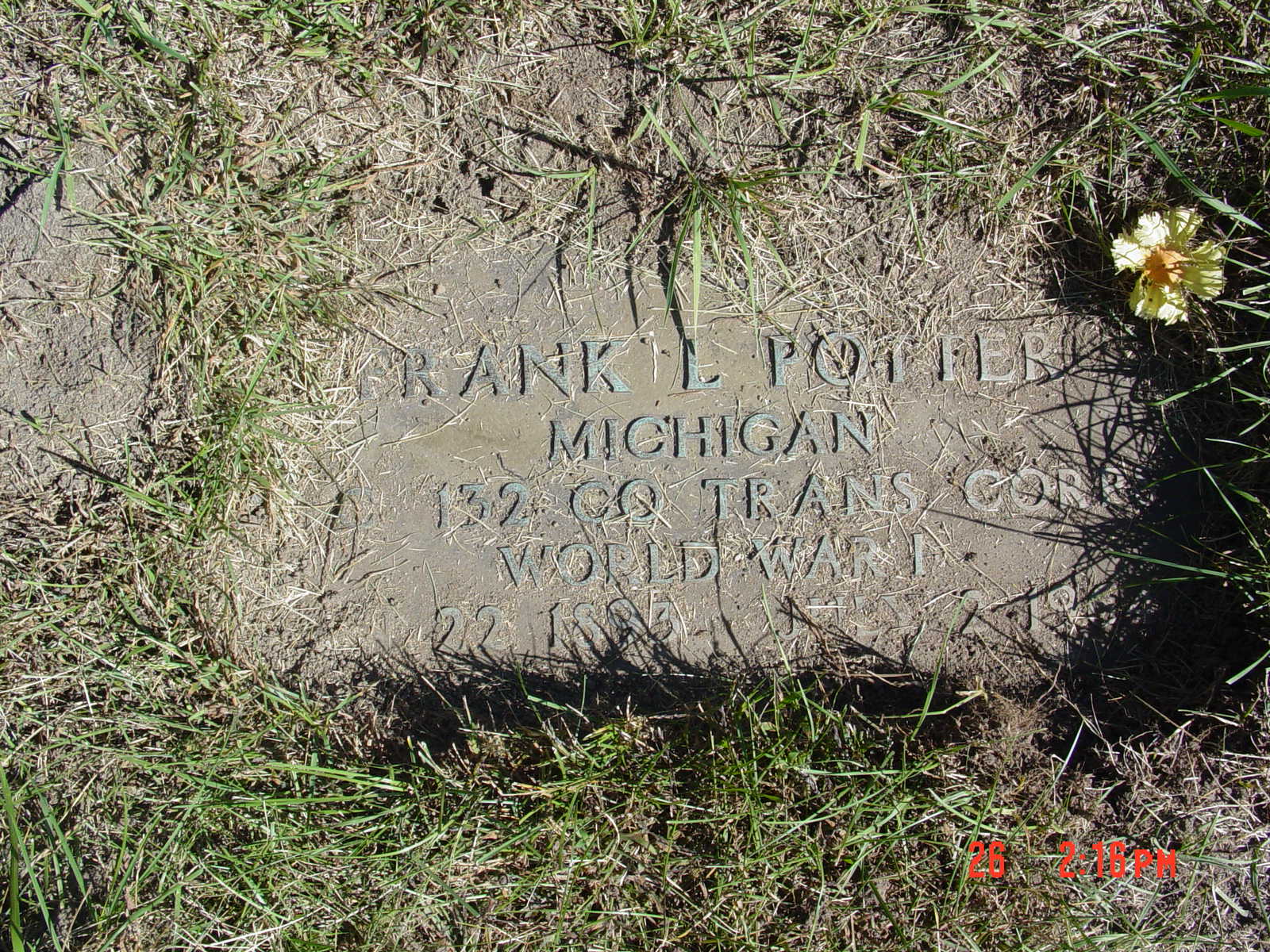 Portrait of Frank L Potter